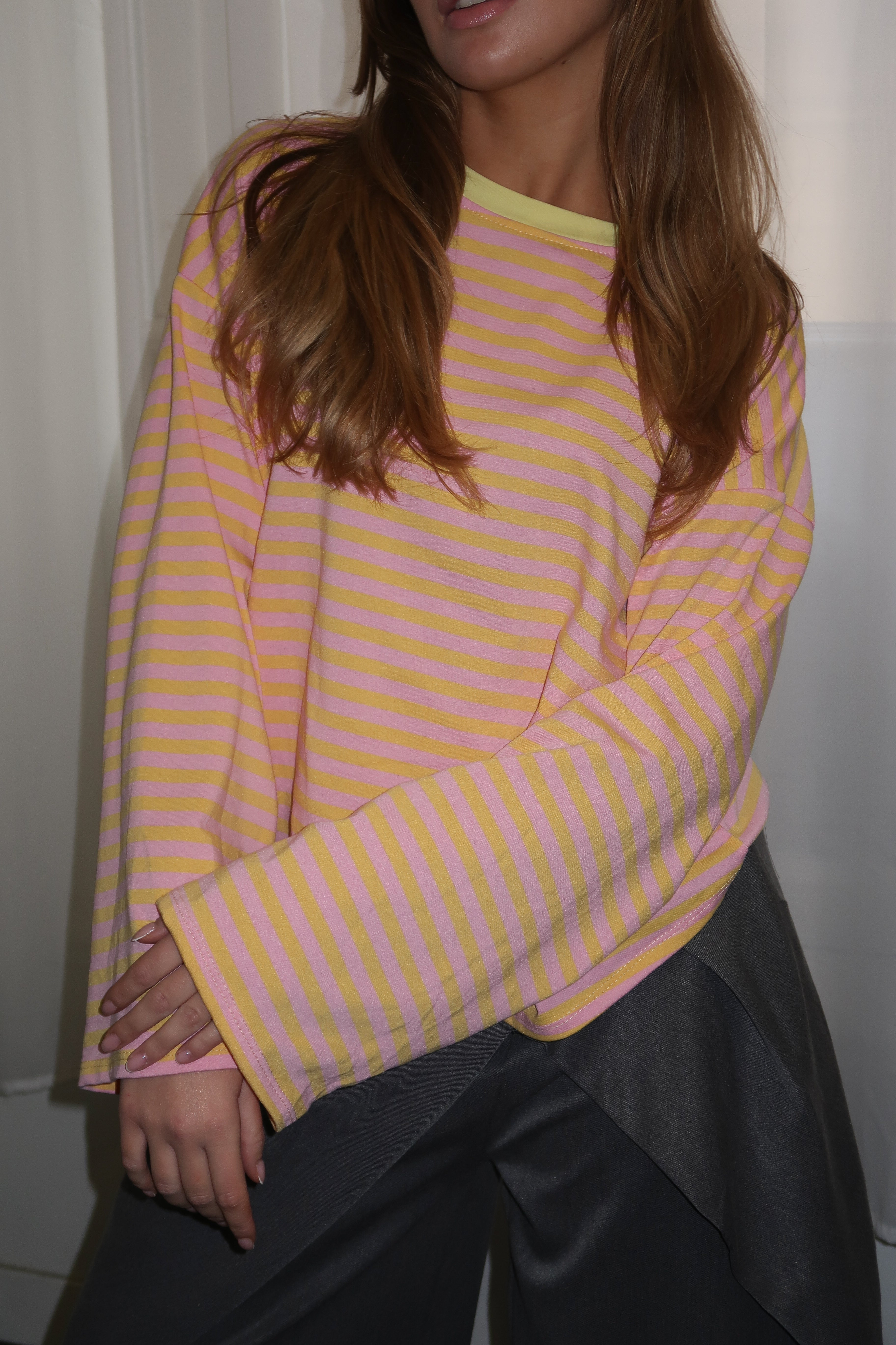 Pink and yellow Oceane T-shirt