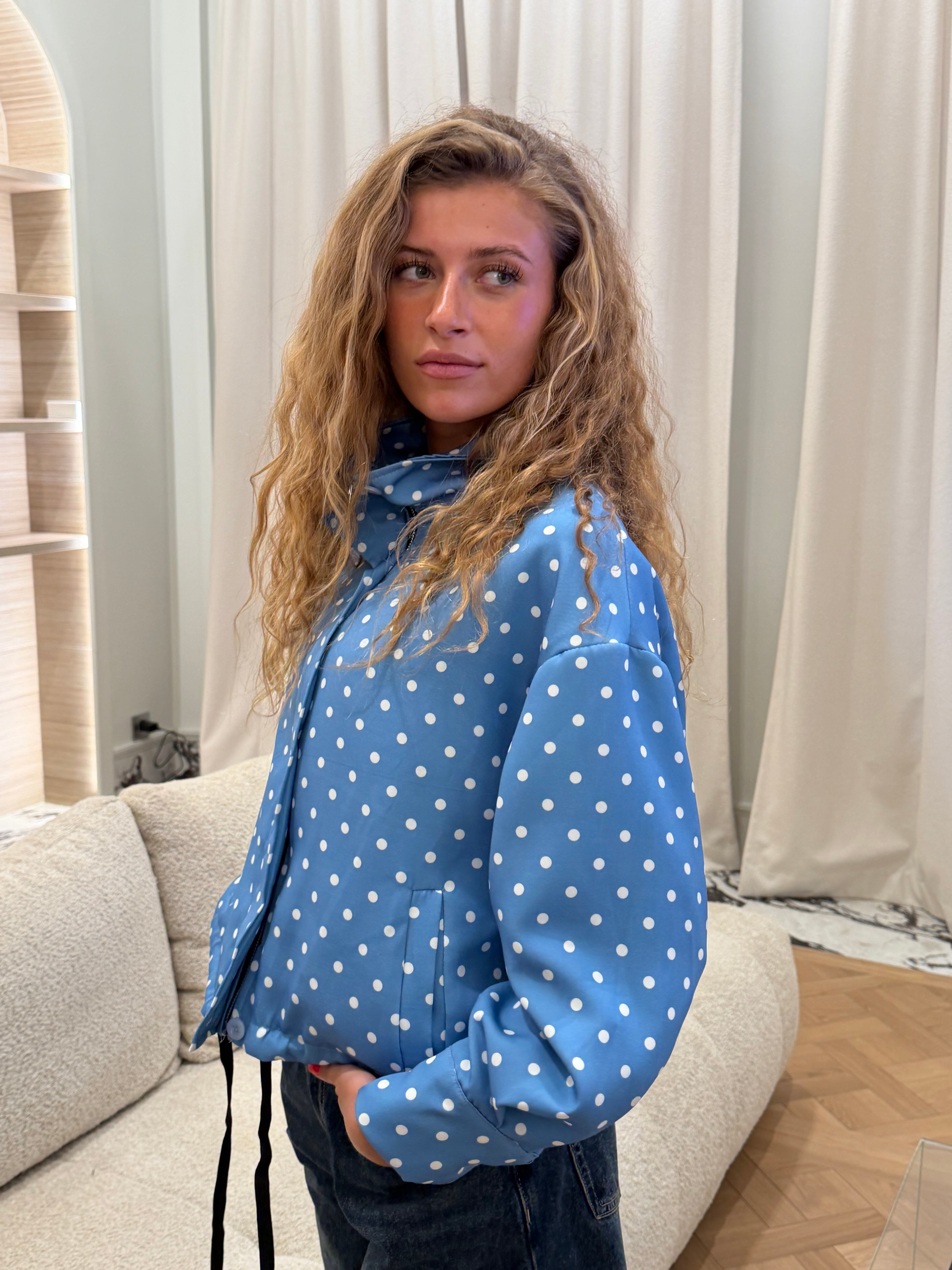 Ljusblå sjömanskavaj