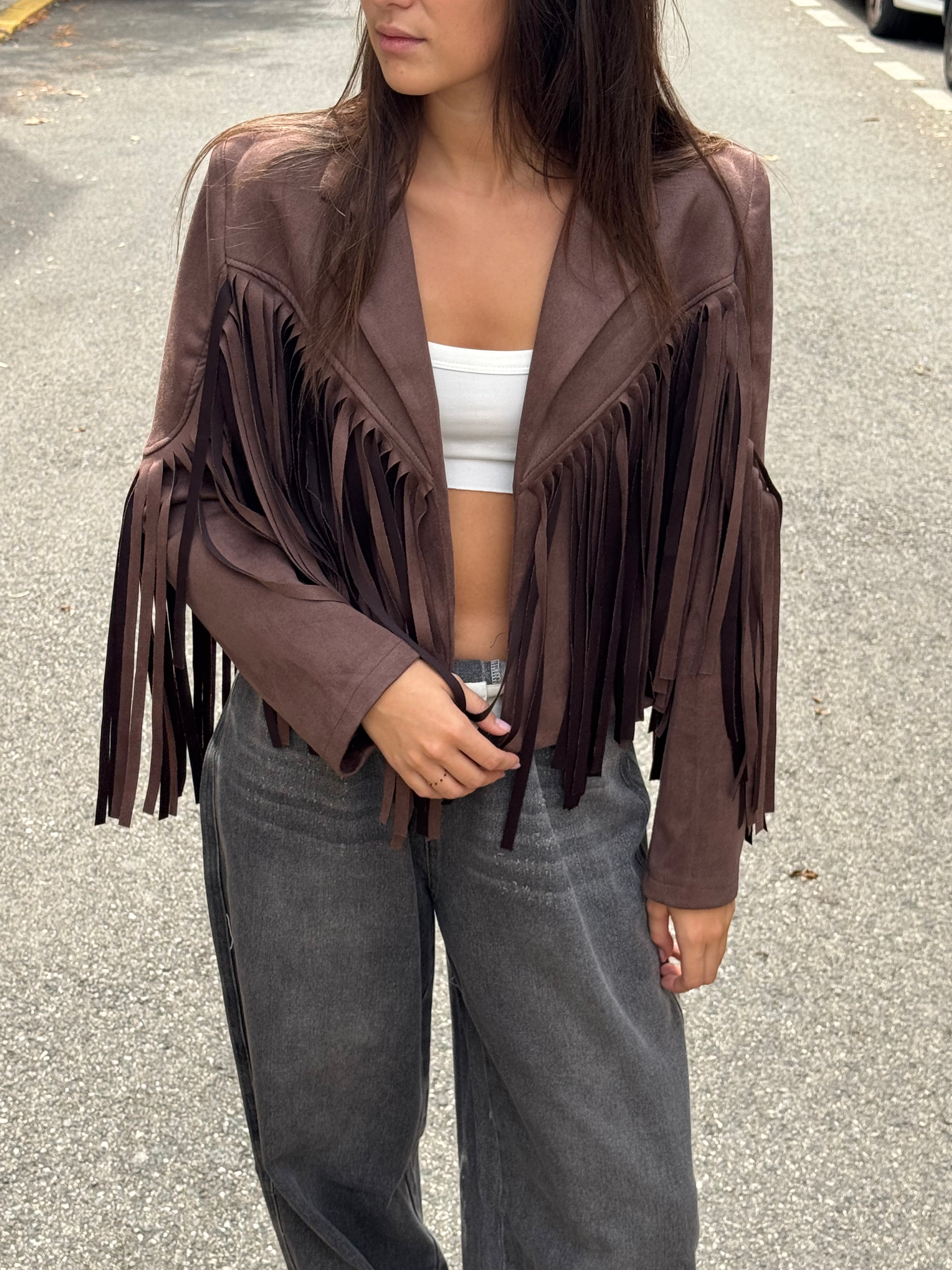 Braune Victory-Jacke