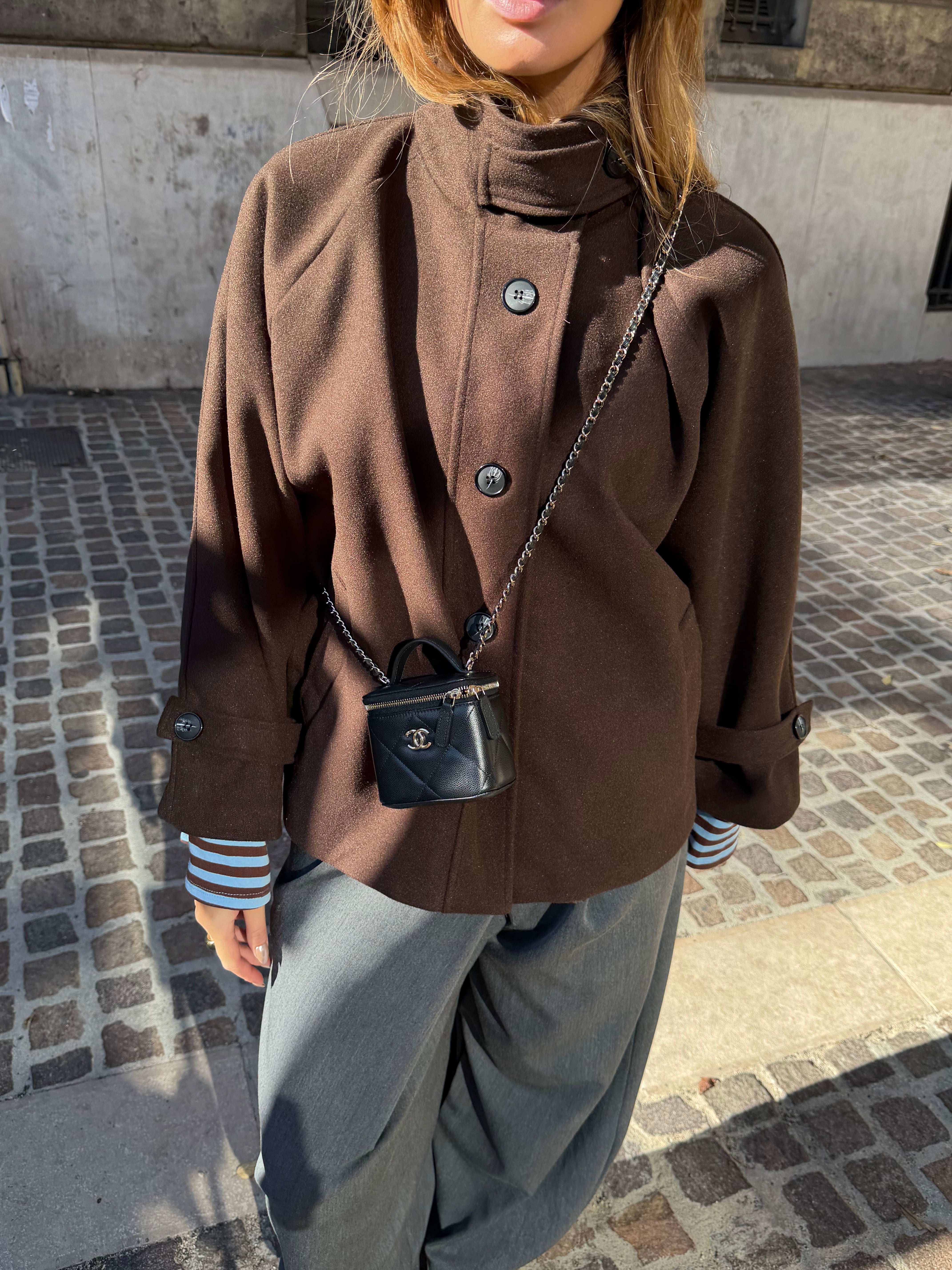 Manteau Calix marron
