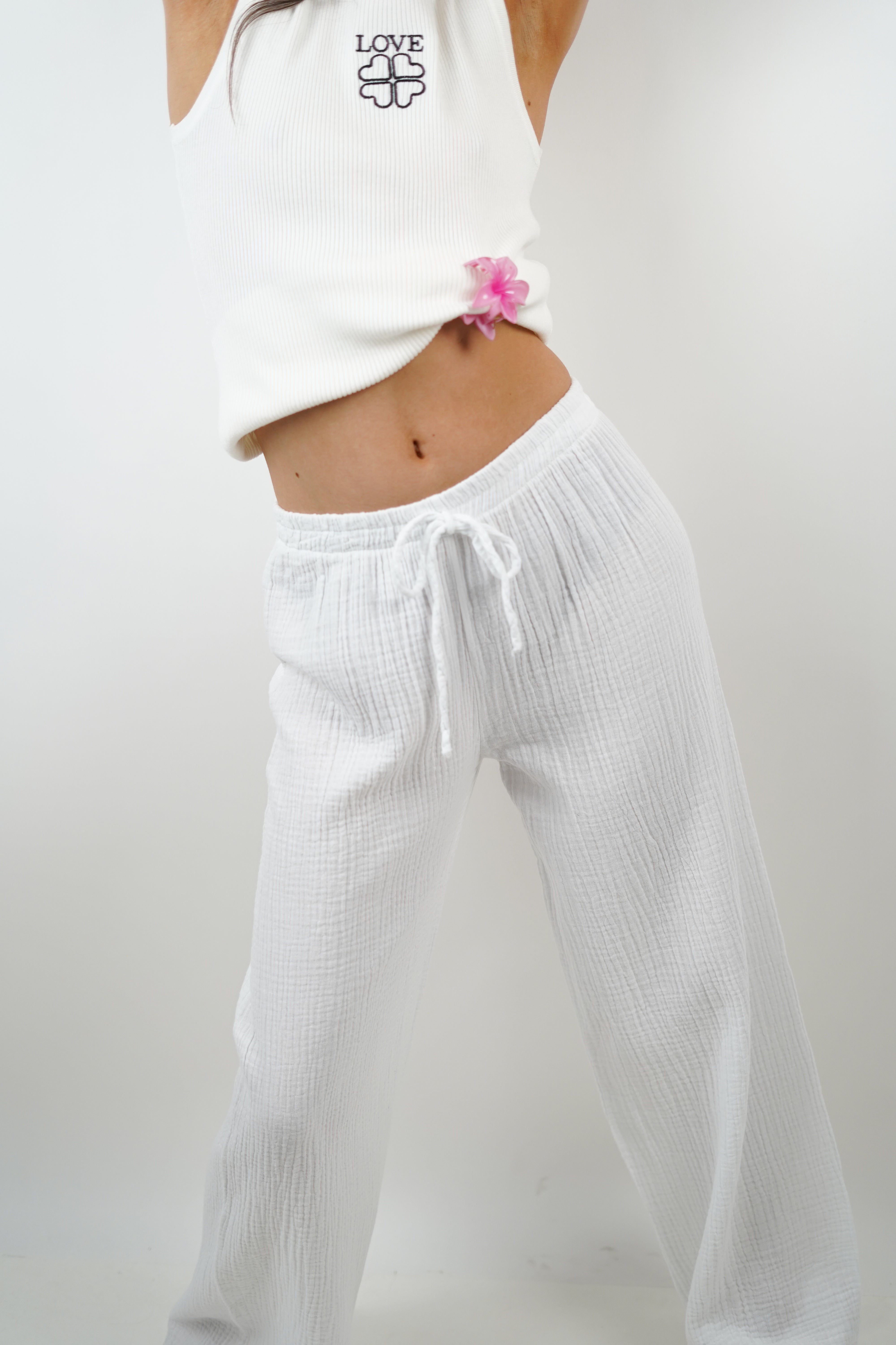 Pantalon Claire blanc