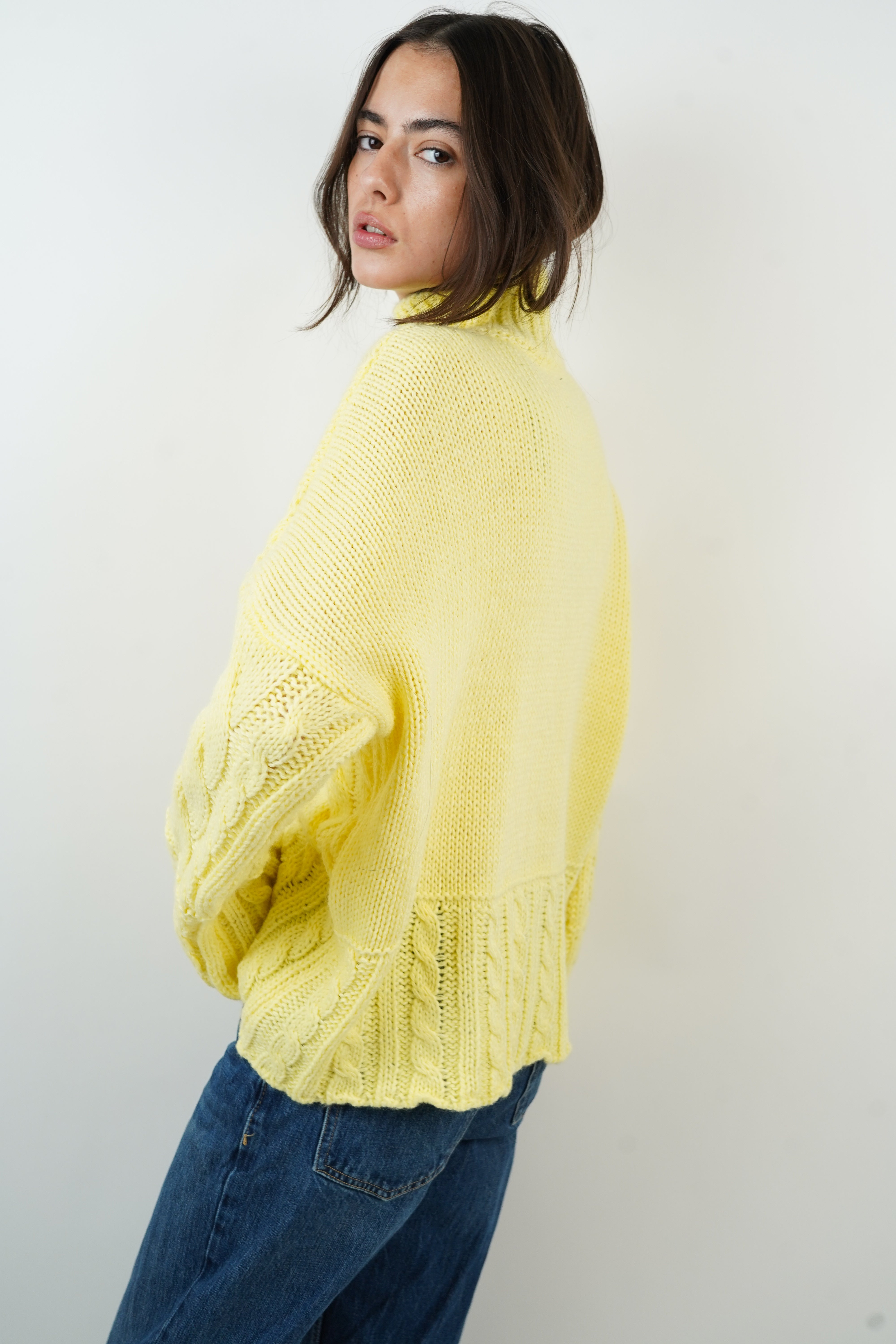 Yellow Arlette Sweater