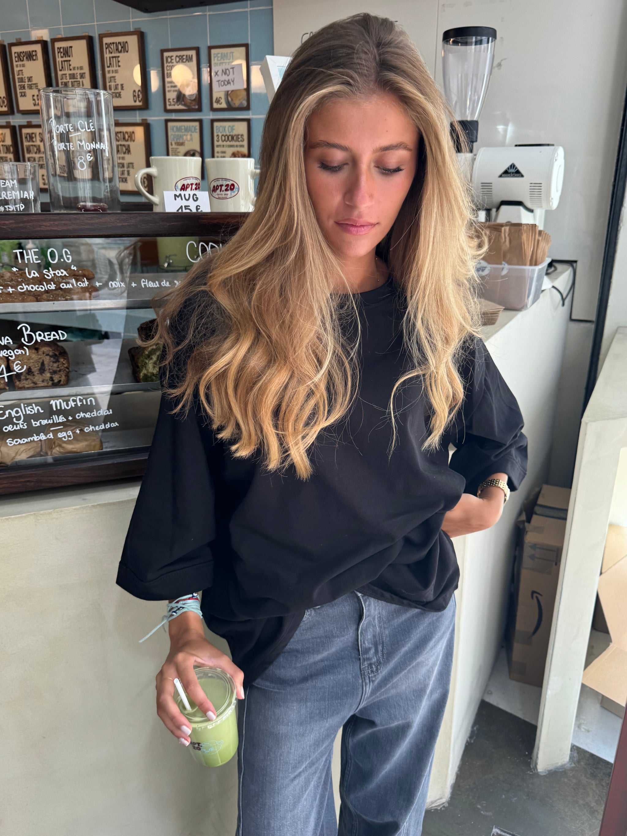 Tee-shirt Cecile noir