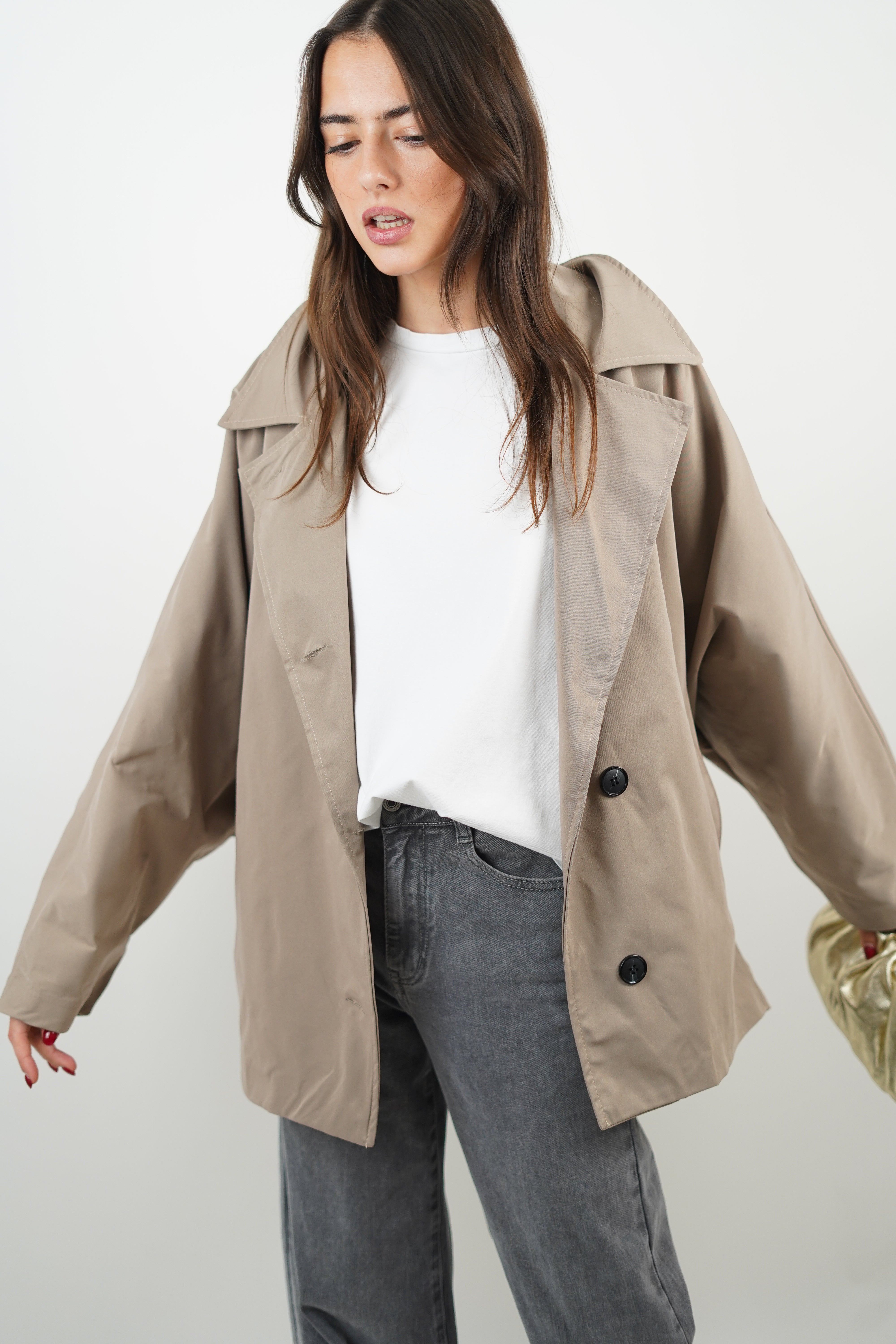 Ella Trenchcoat Taupe