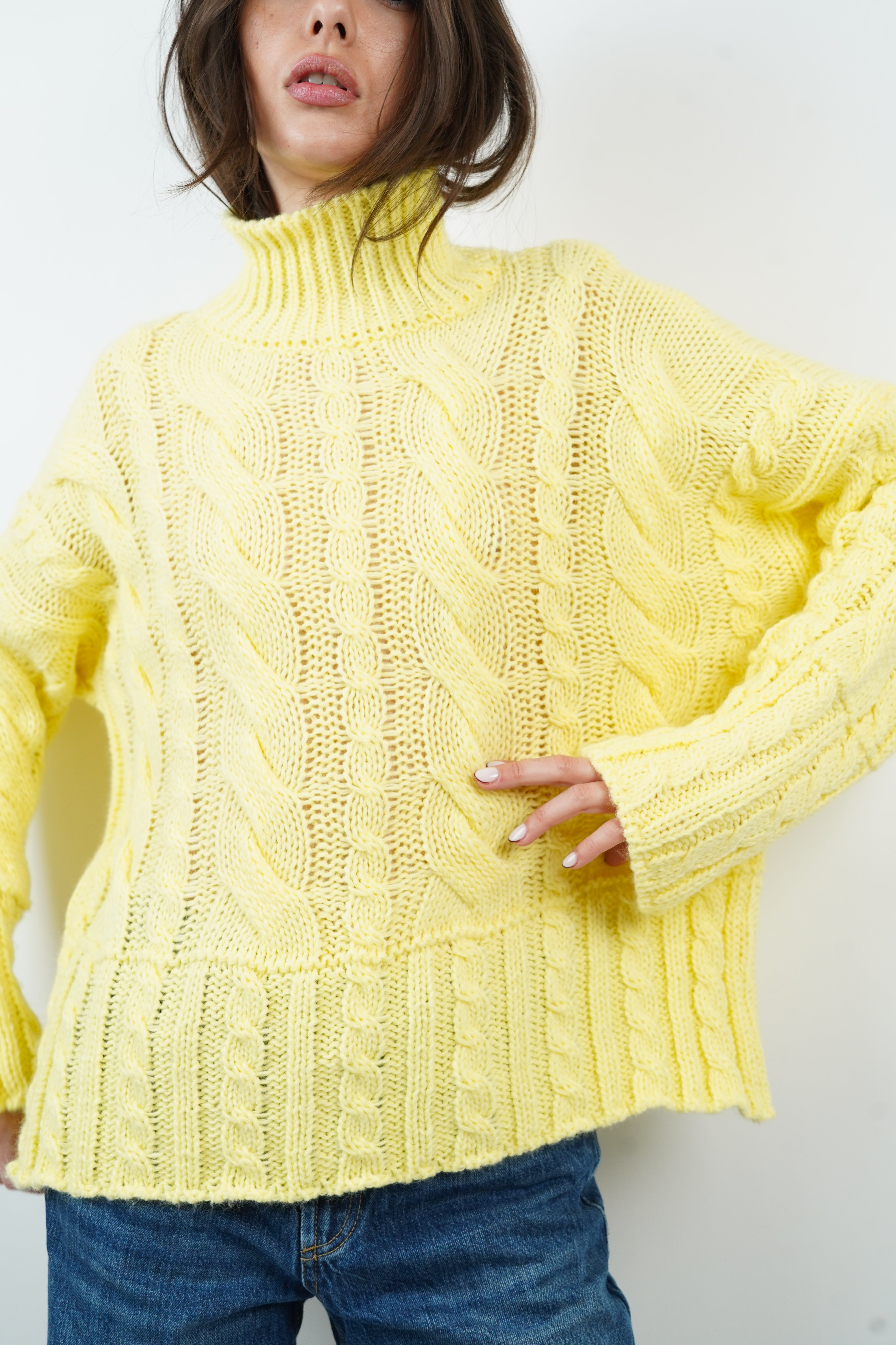 Yellow Arlette Sweater