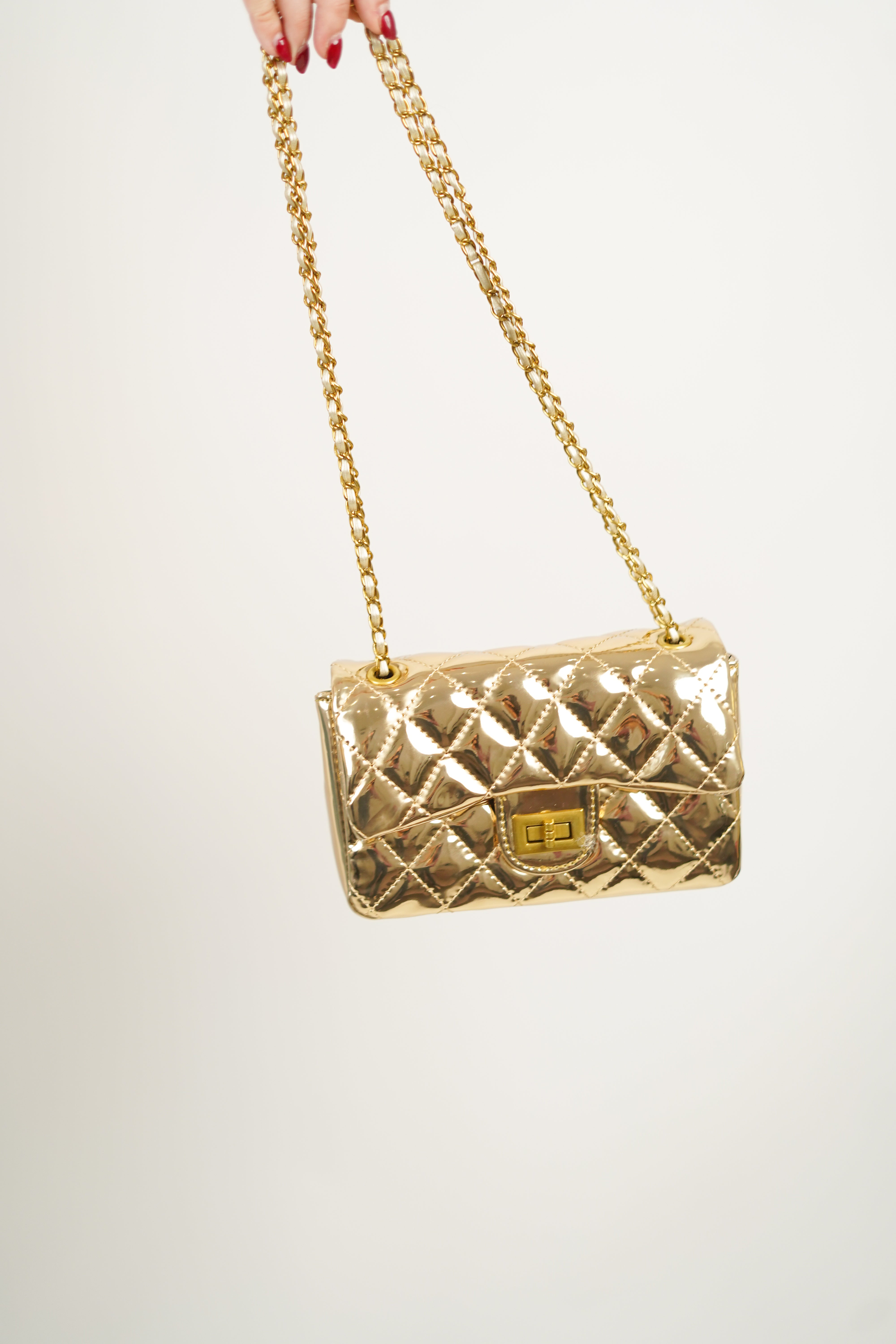 Goldene Josy-Tasche