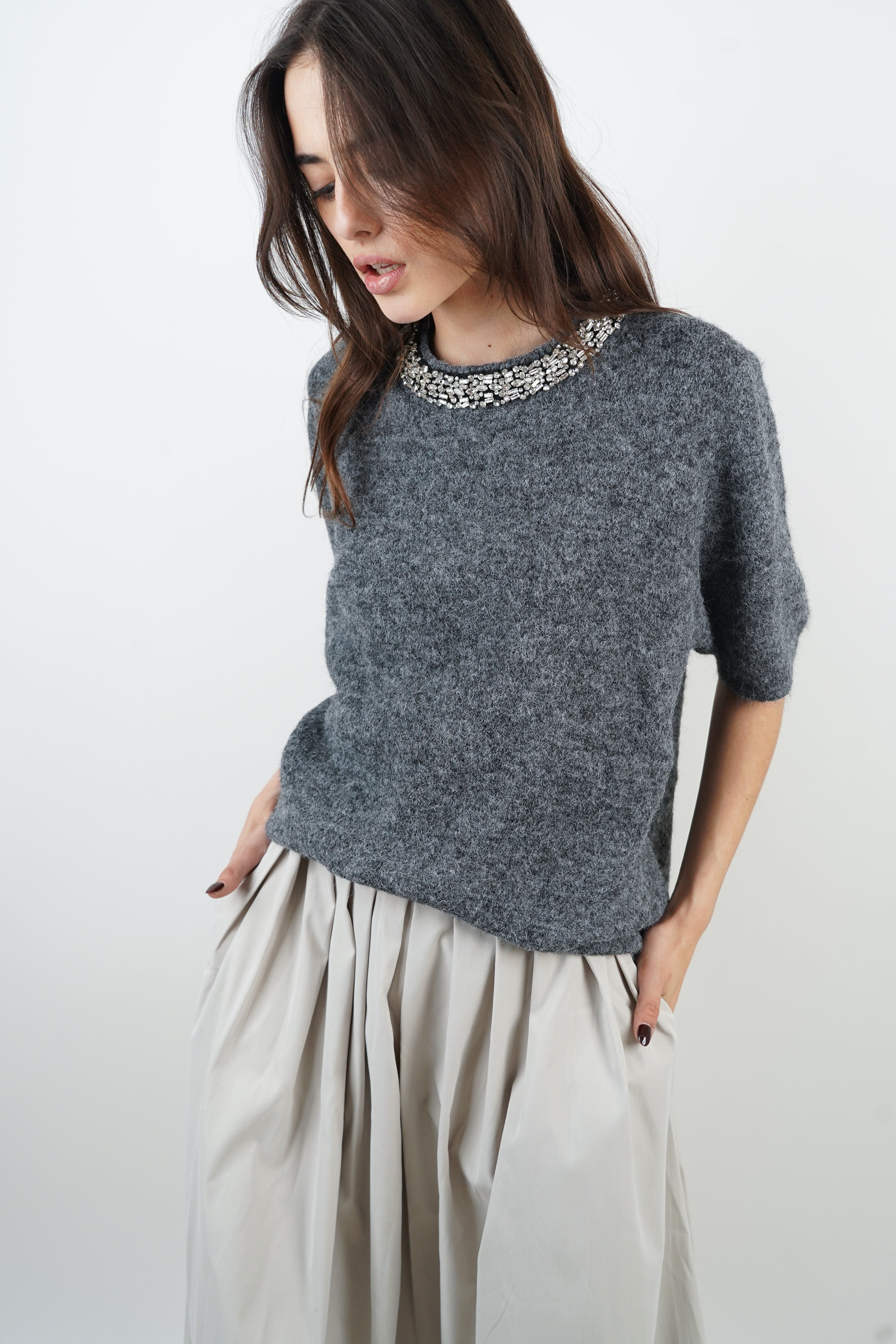 Dalia blue sweater