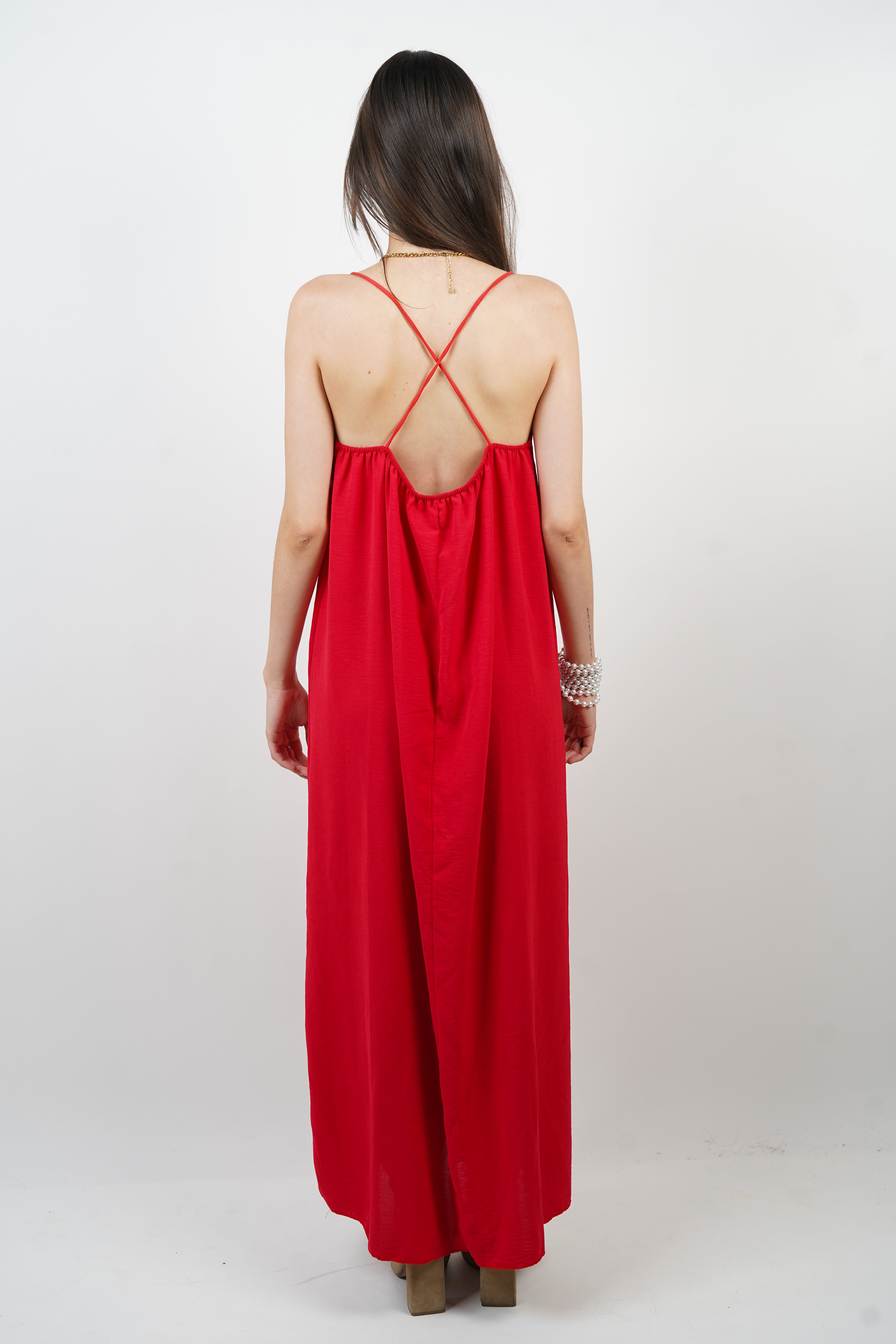 Rotes Carla-Kleid