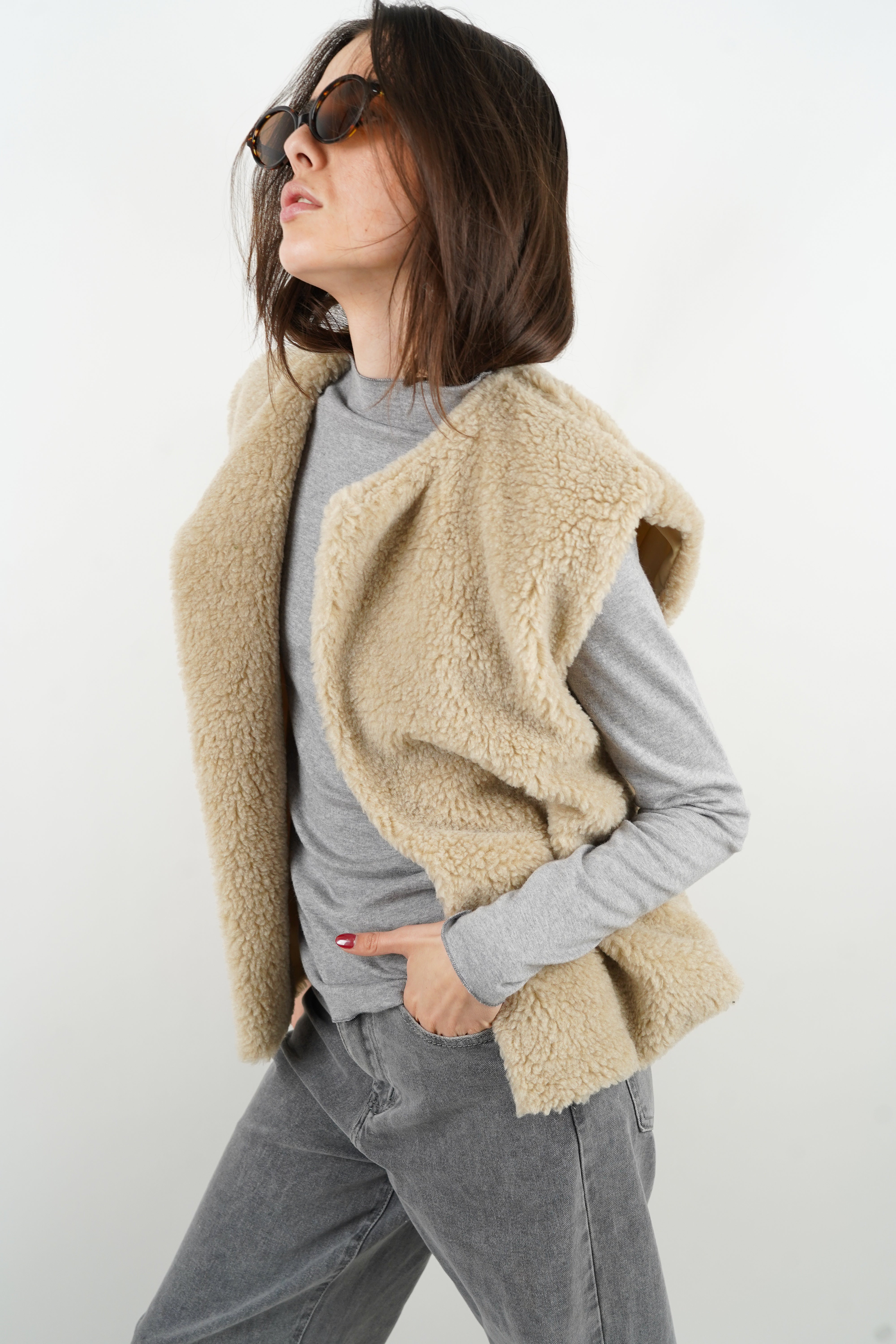 Elodie beige jacket