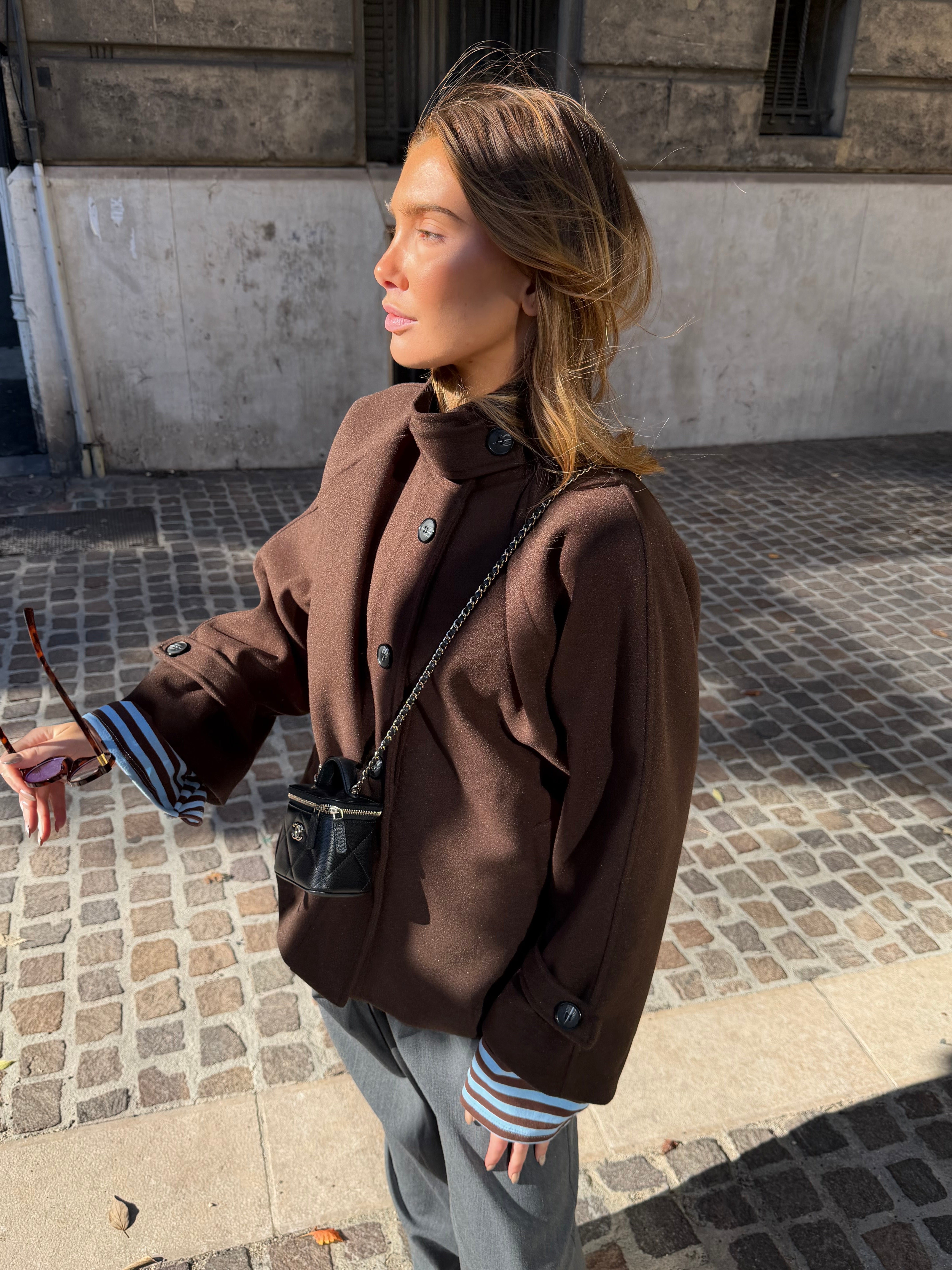 Manteau Calix marron