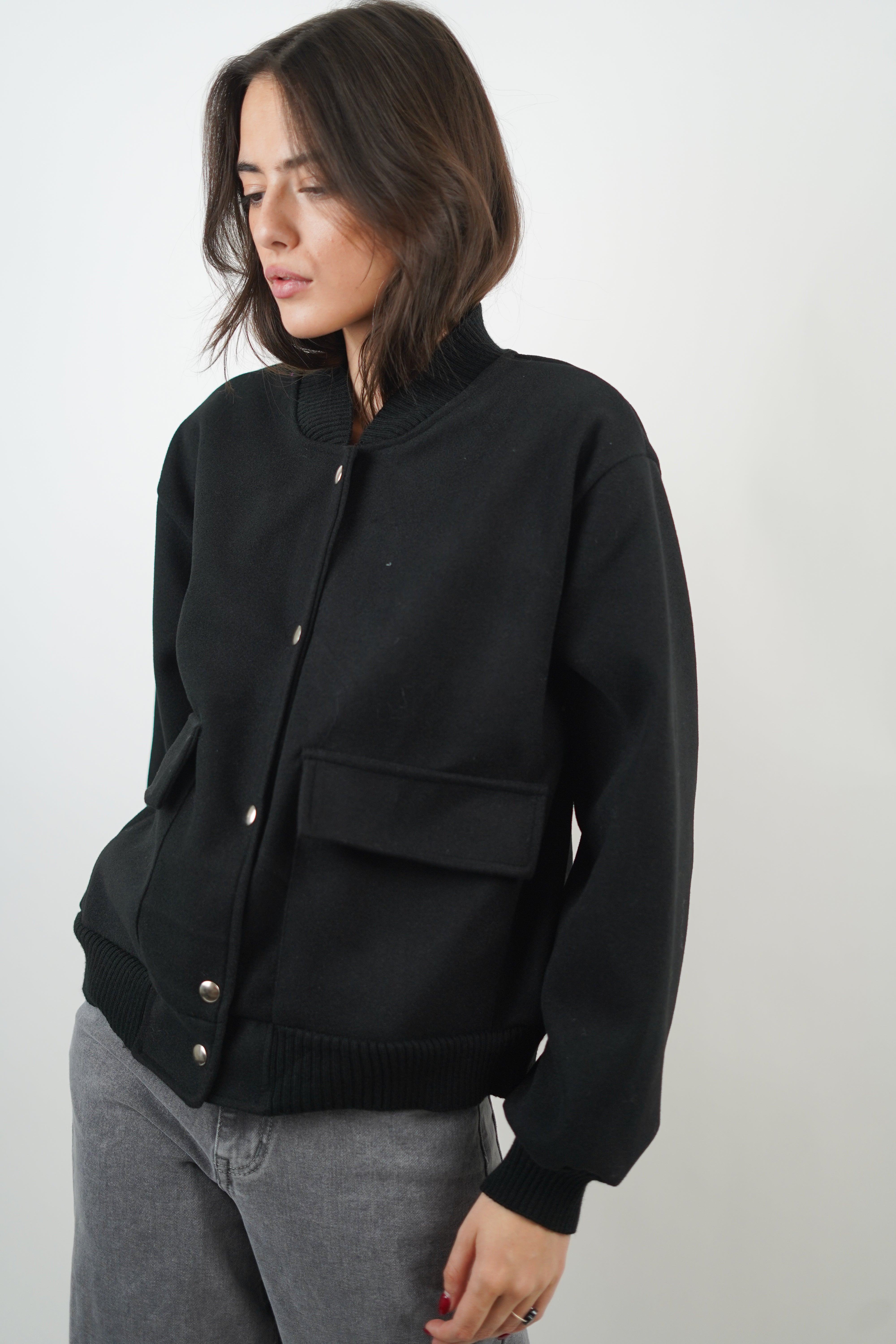 Black Celine Bomber