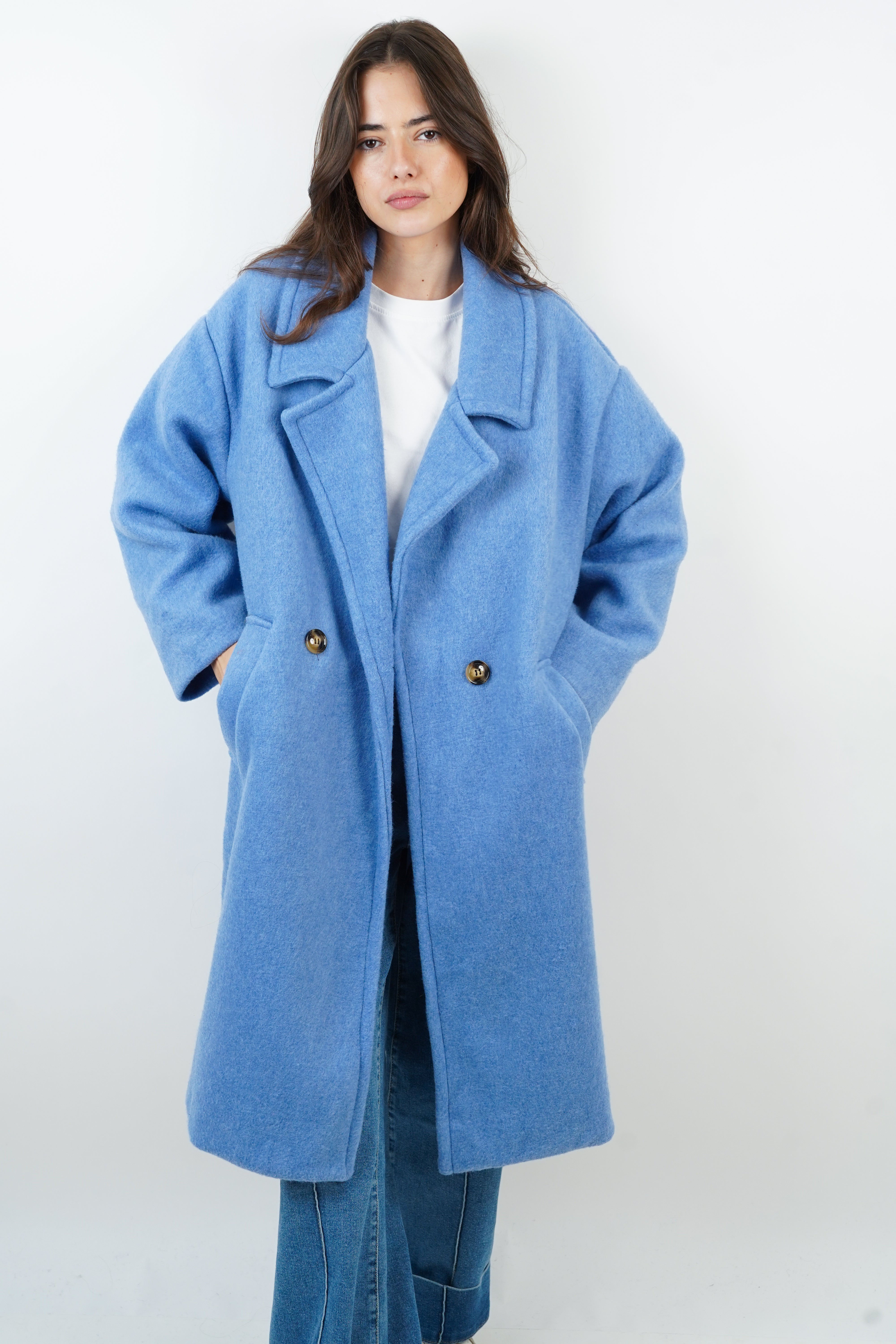 Helena blue coat