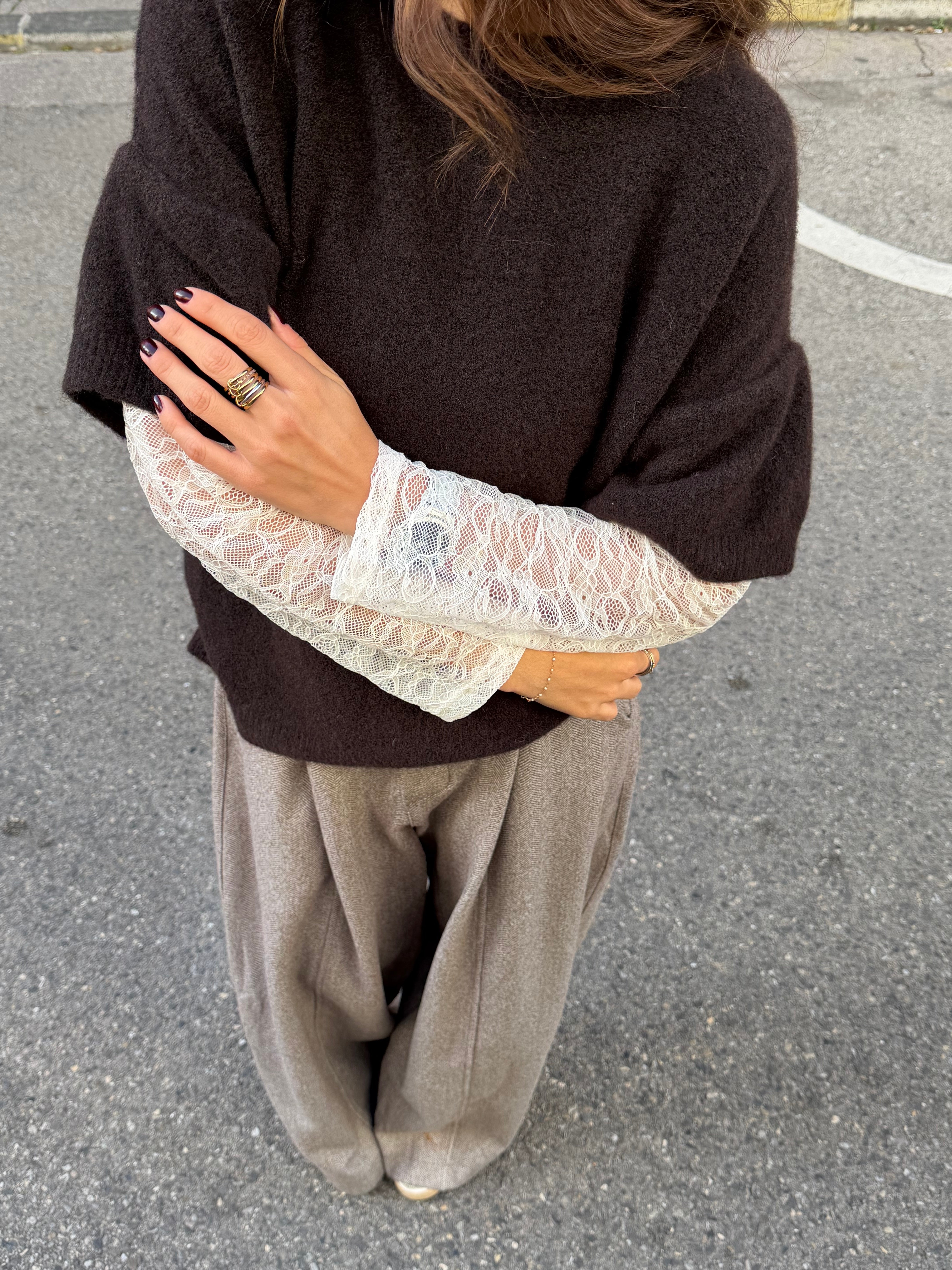 Athena brown sweater