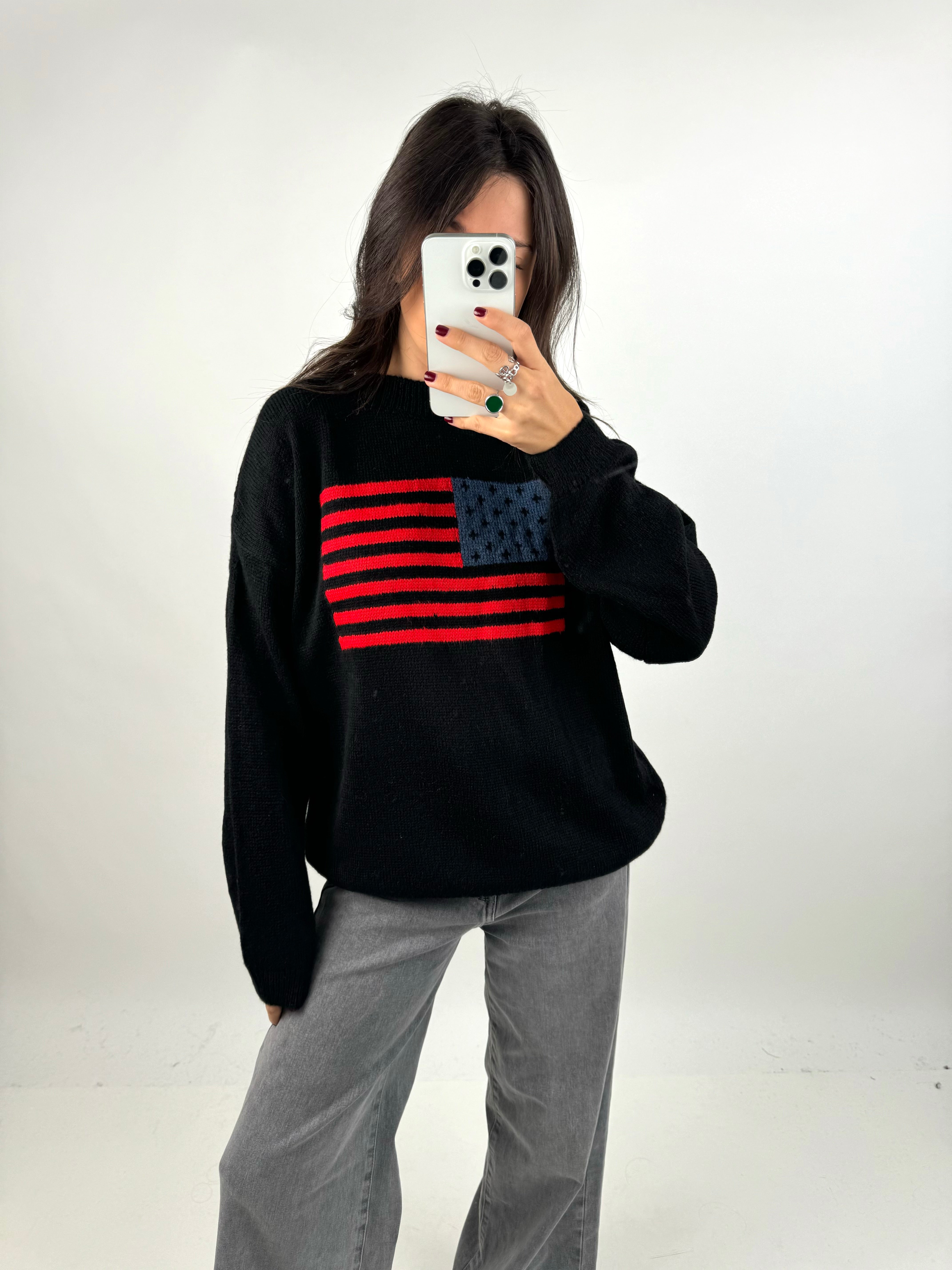 Black Victory Sweater