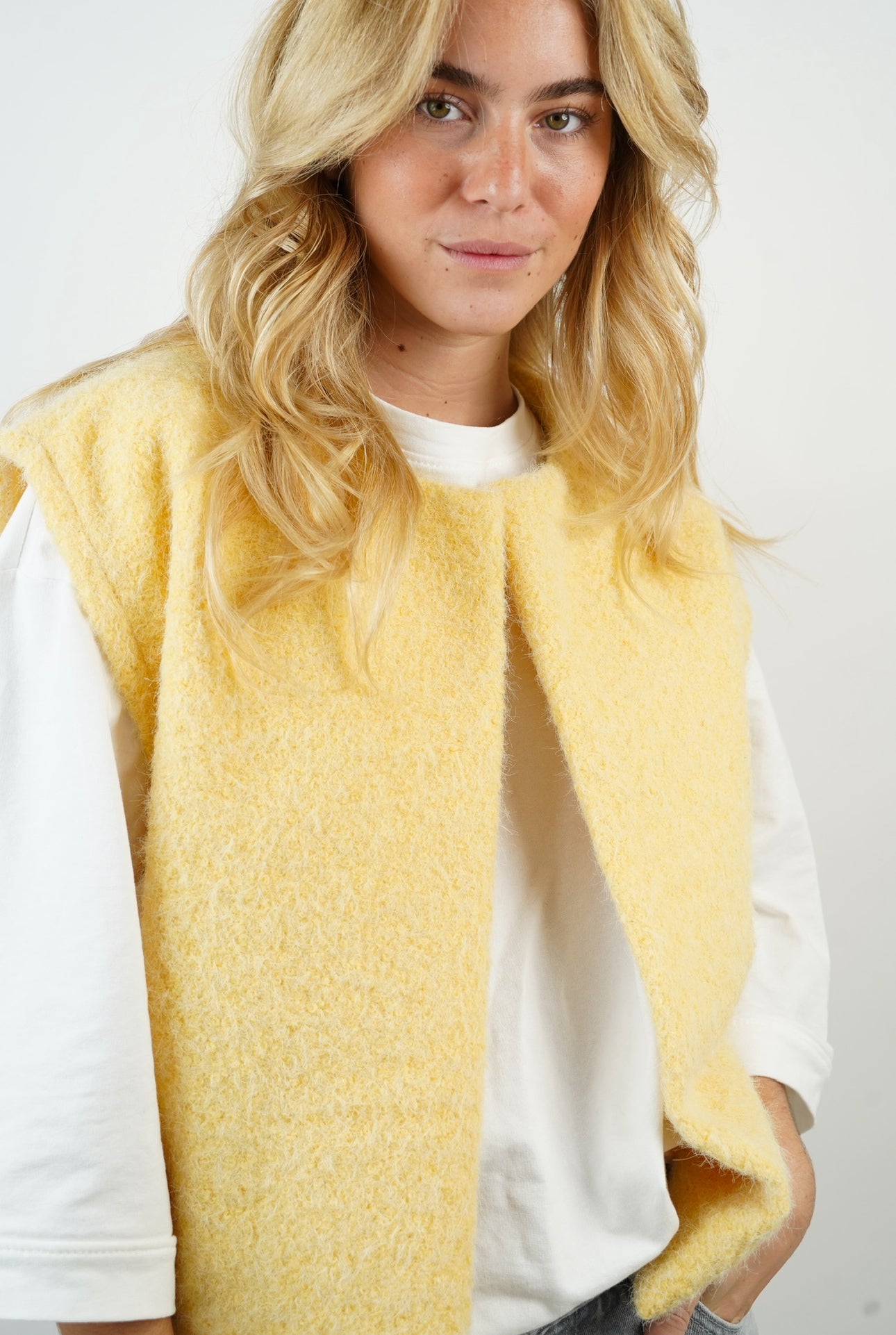 Veste Maddy jaune pâle