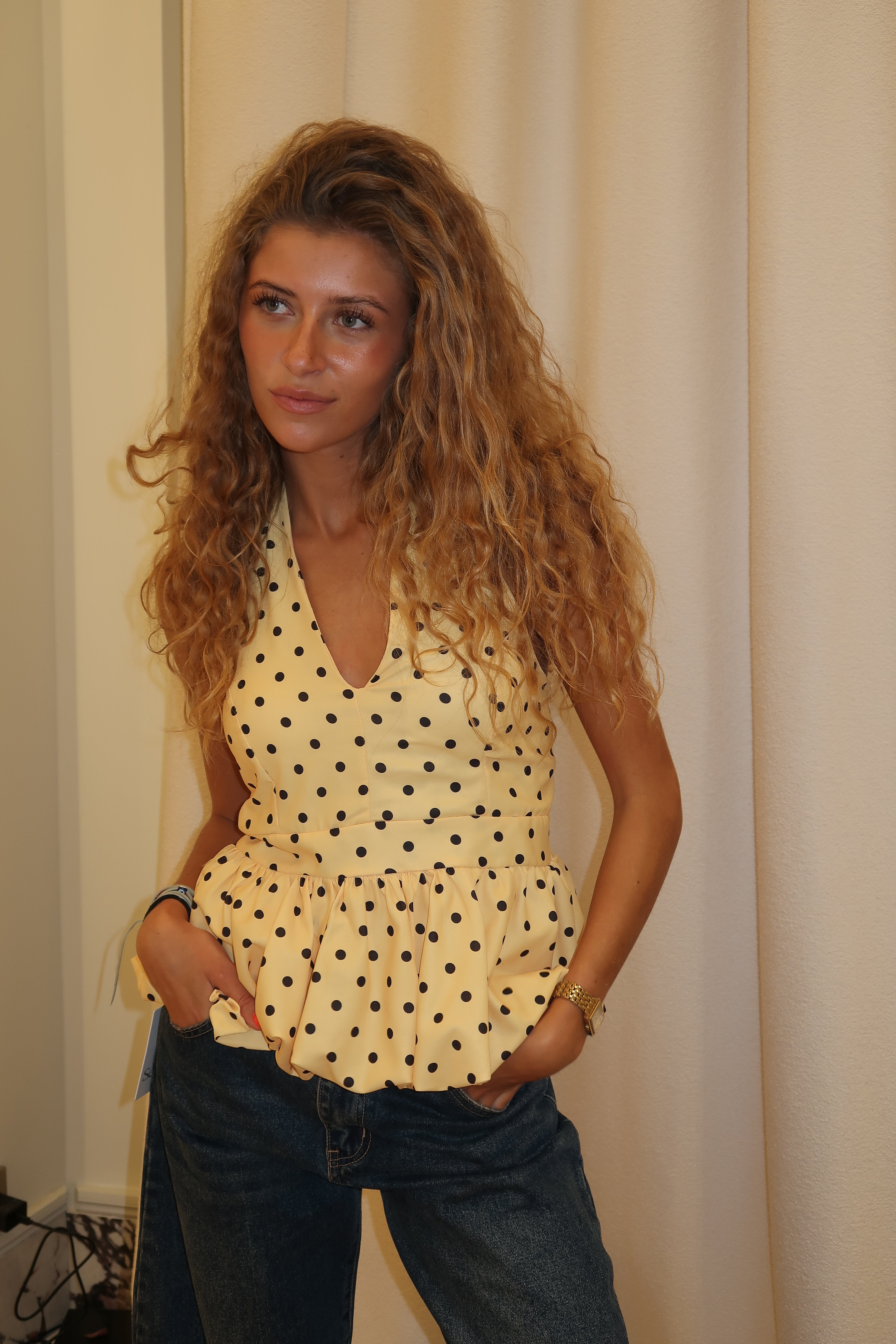 Yellow Celia Top