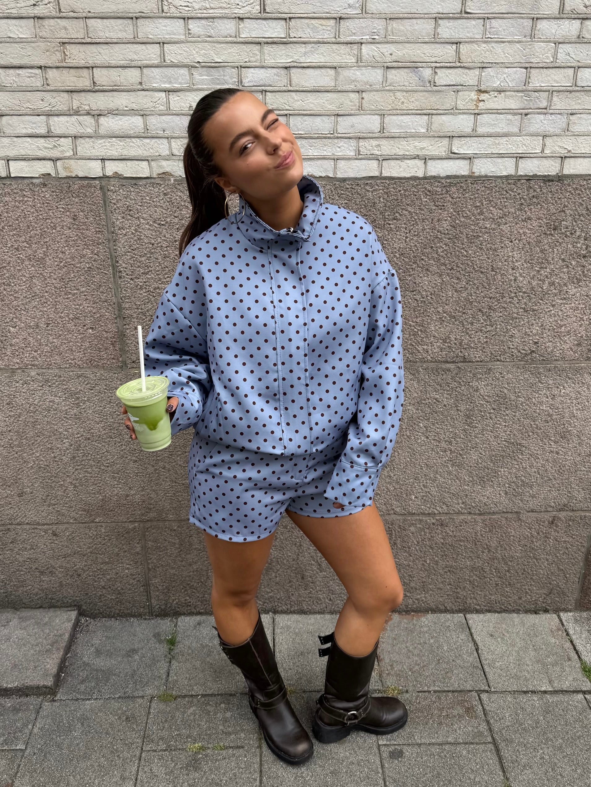 Veste Marine bleu gris