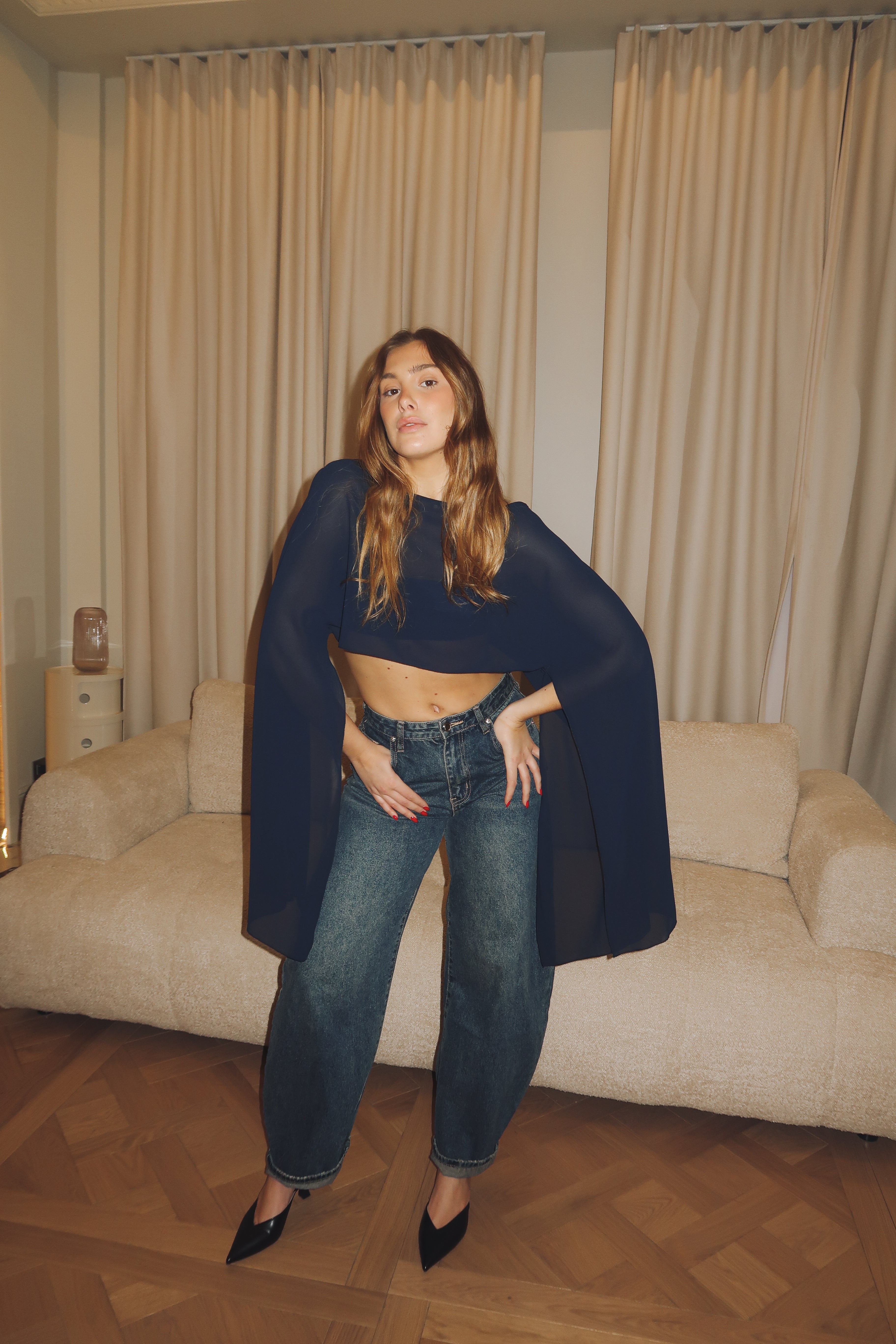 Cape Cherry bleu marine