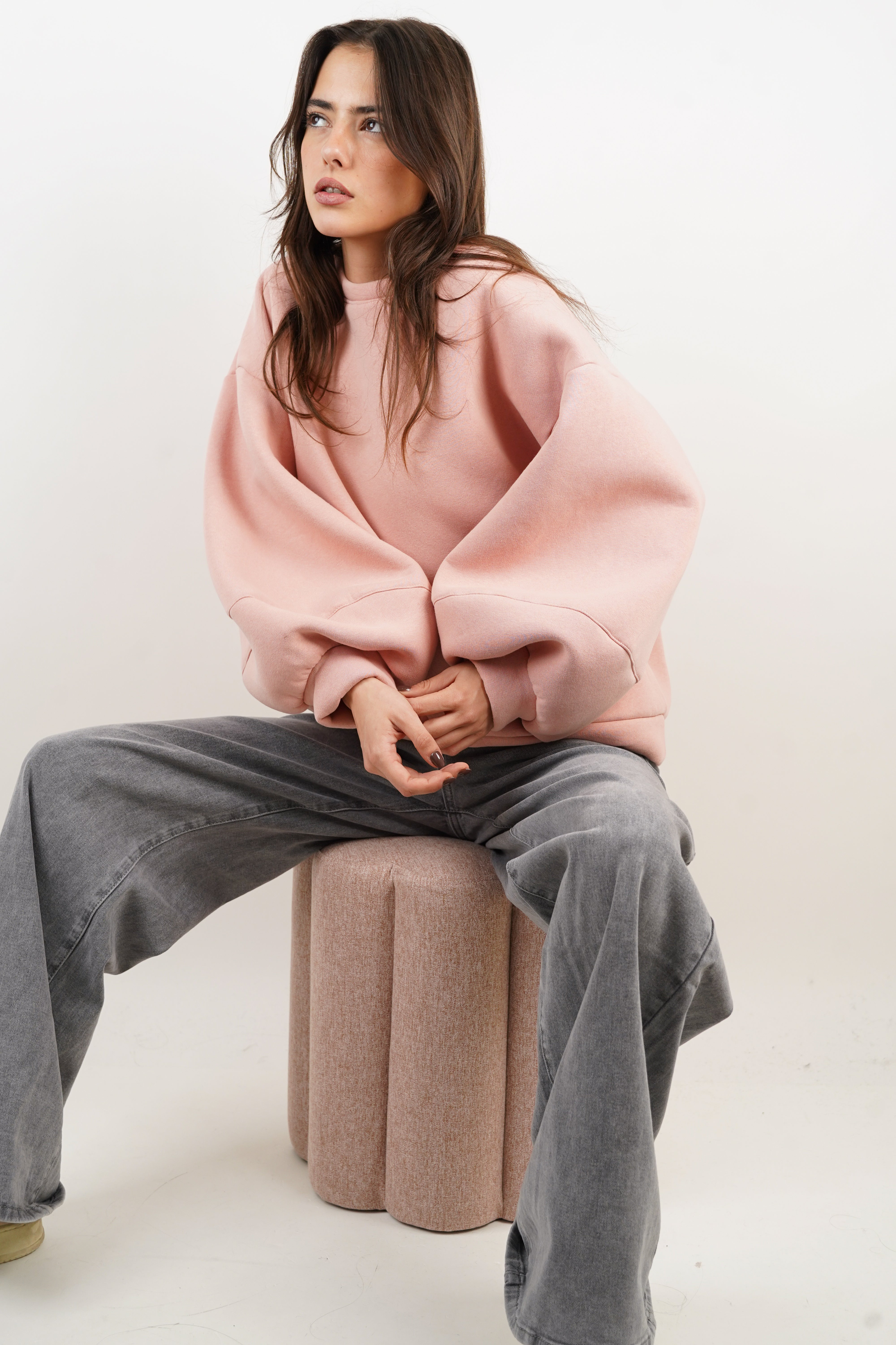 Charlie pink sweatshirt