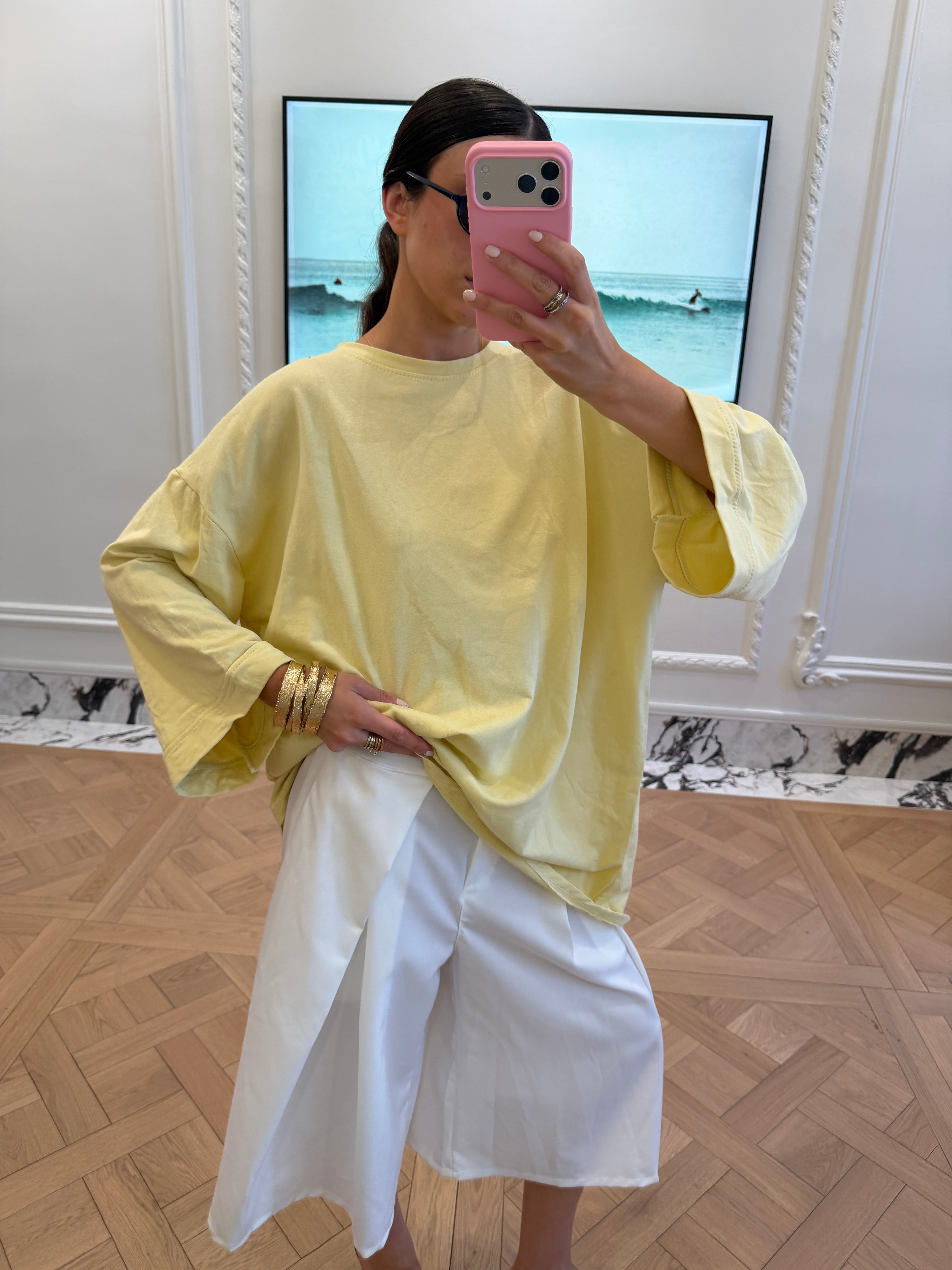Tee-shirt Cecile jaune