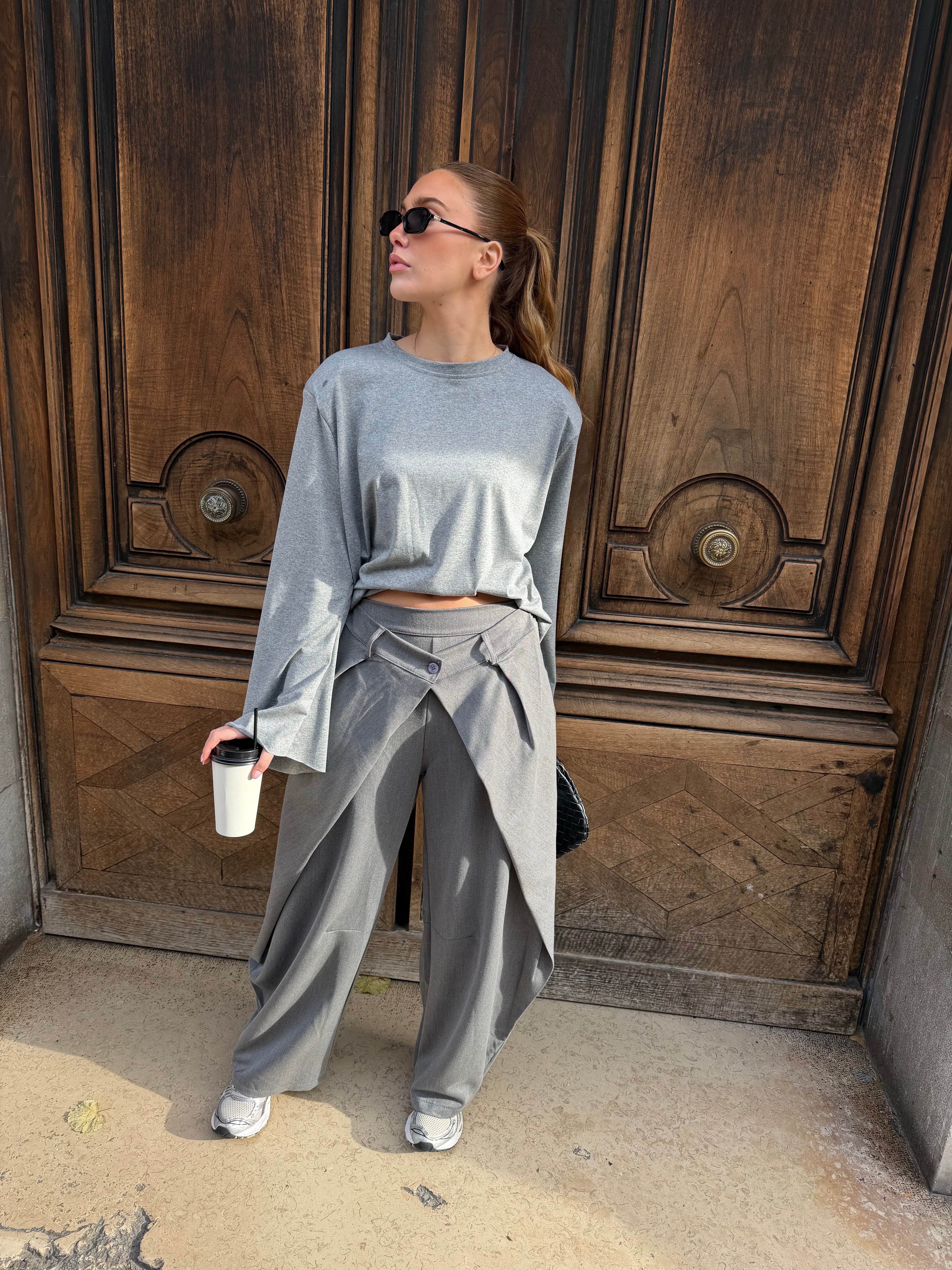 Pantalon Raquel gris