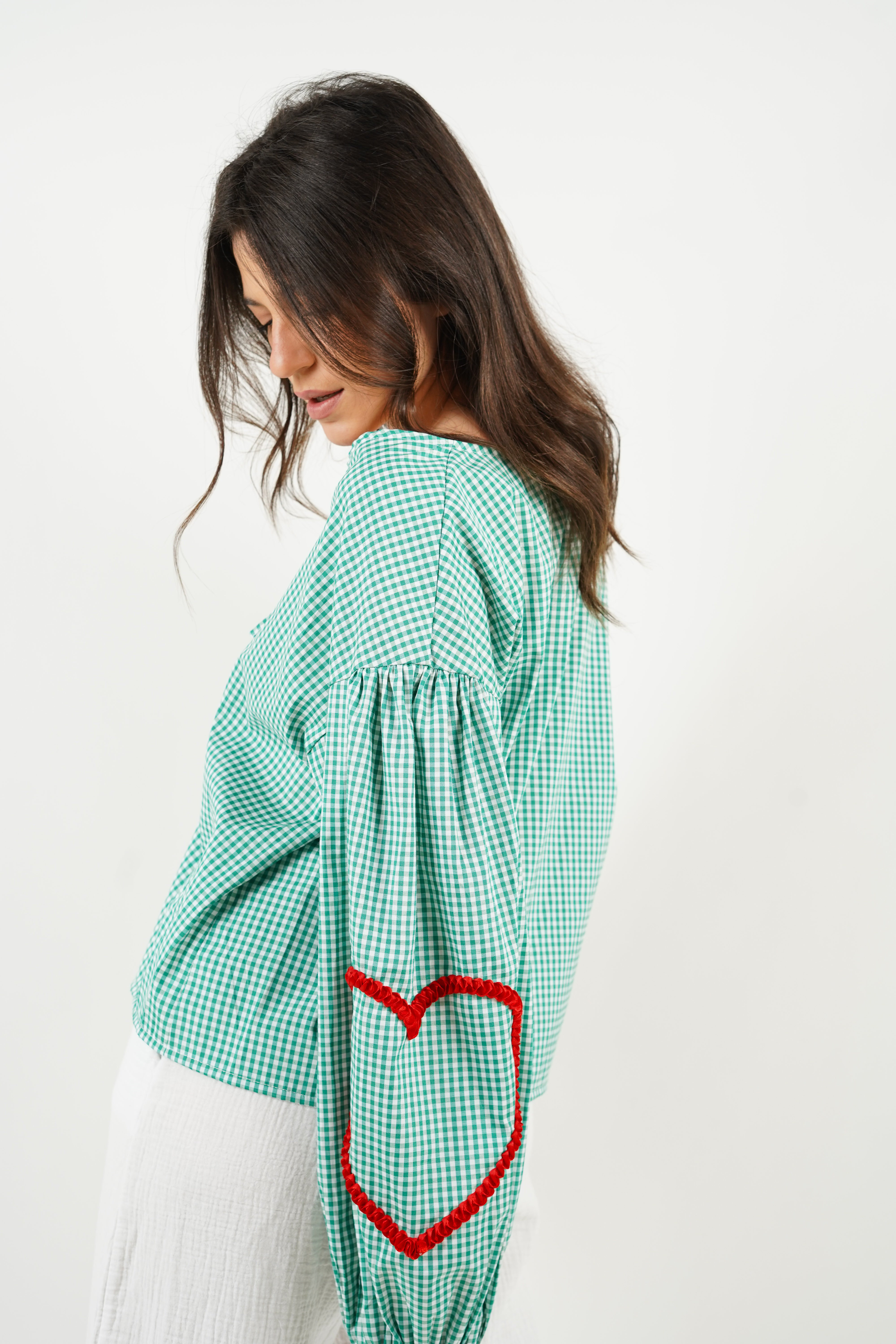 Blouse Chloé verte