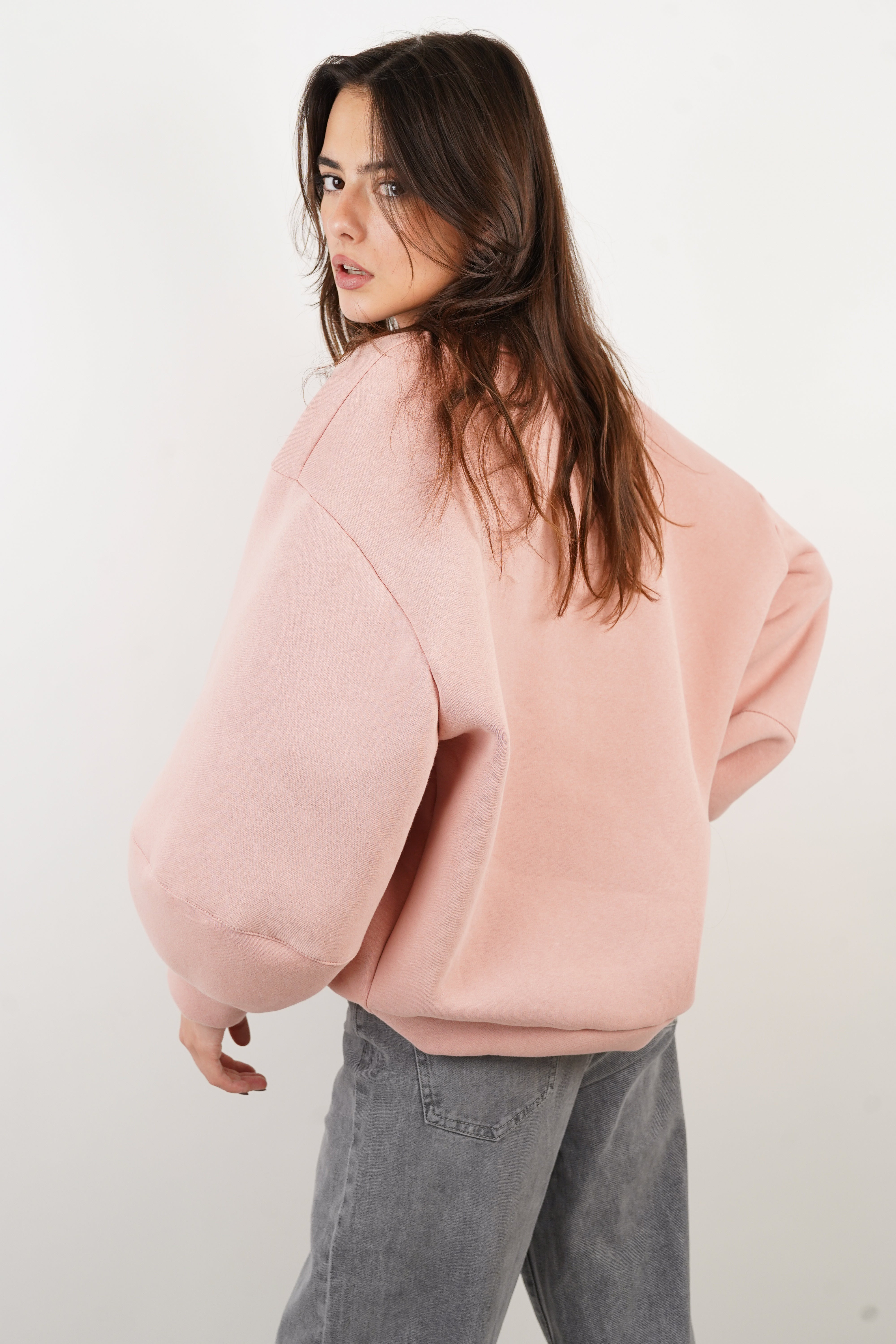 Charlie pink sweatshirt