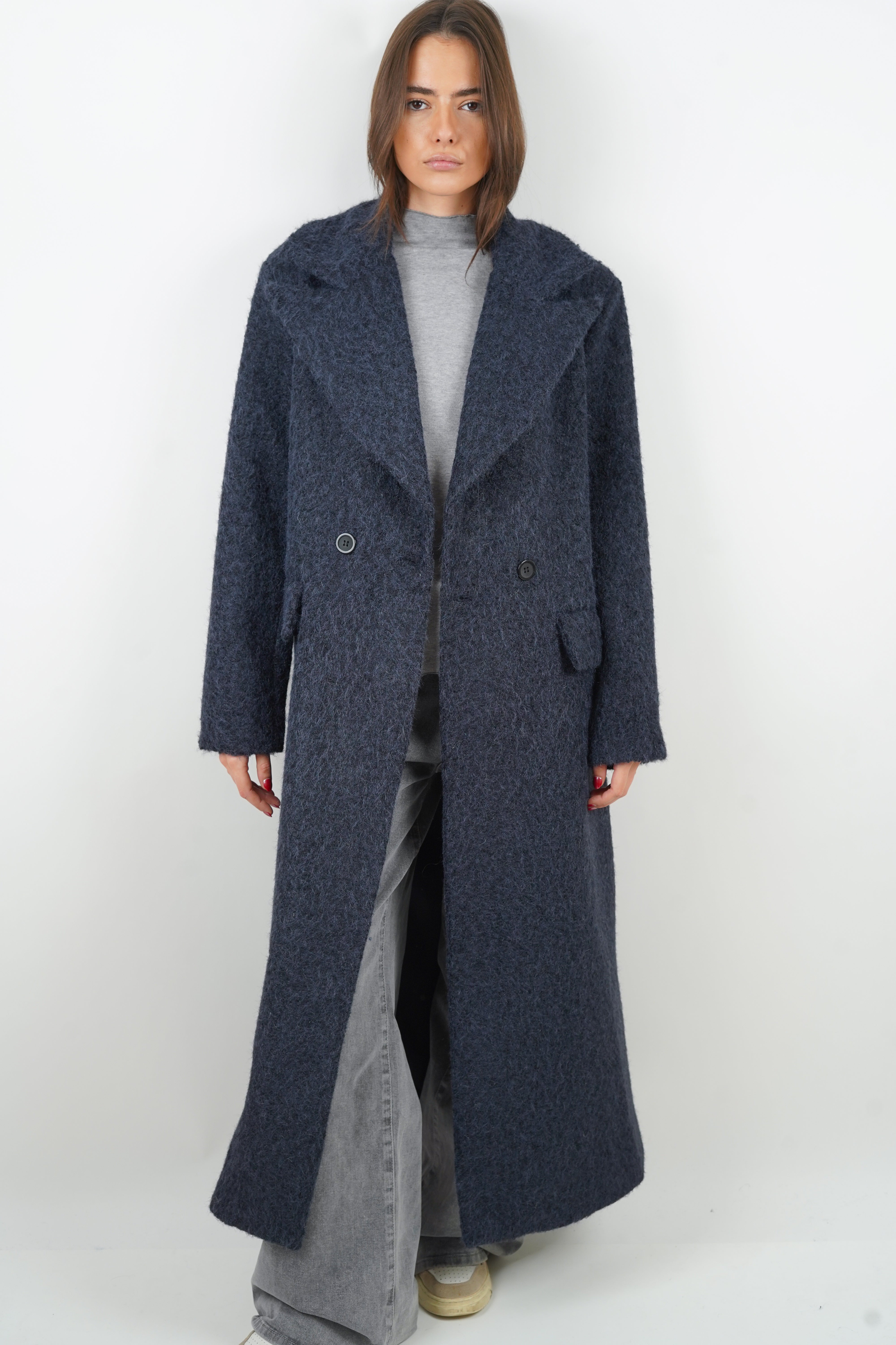 Ella Navy Blue Coat