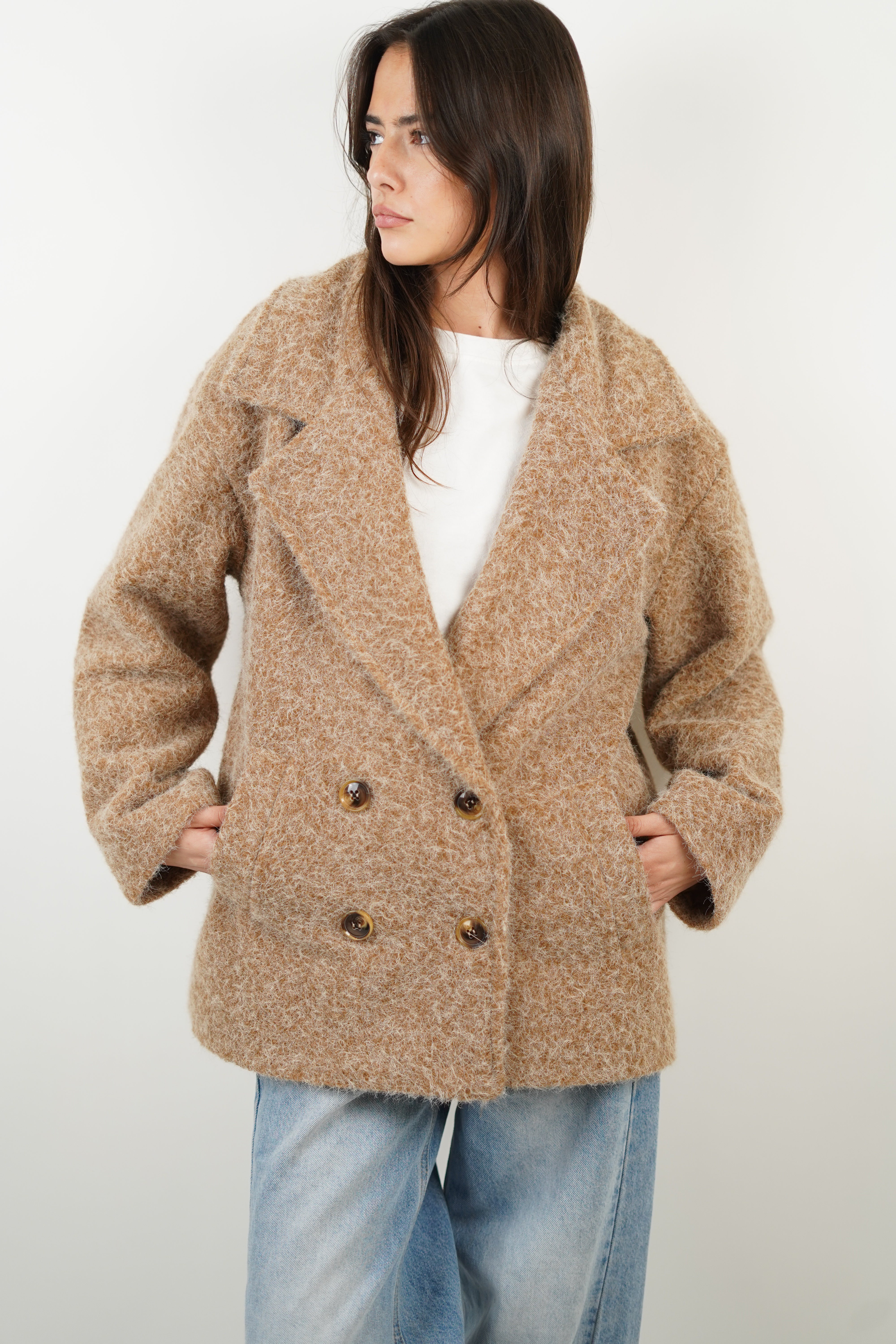 Manteau Kelly camel