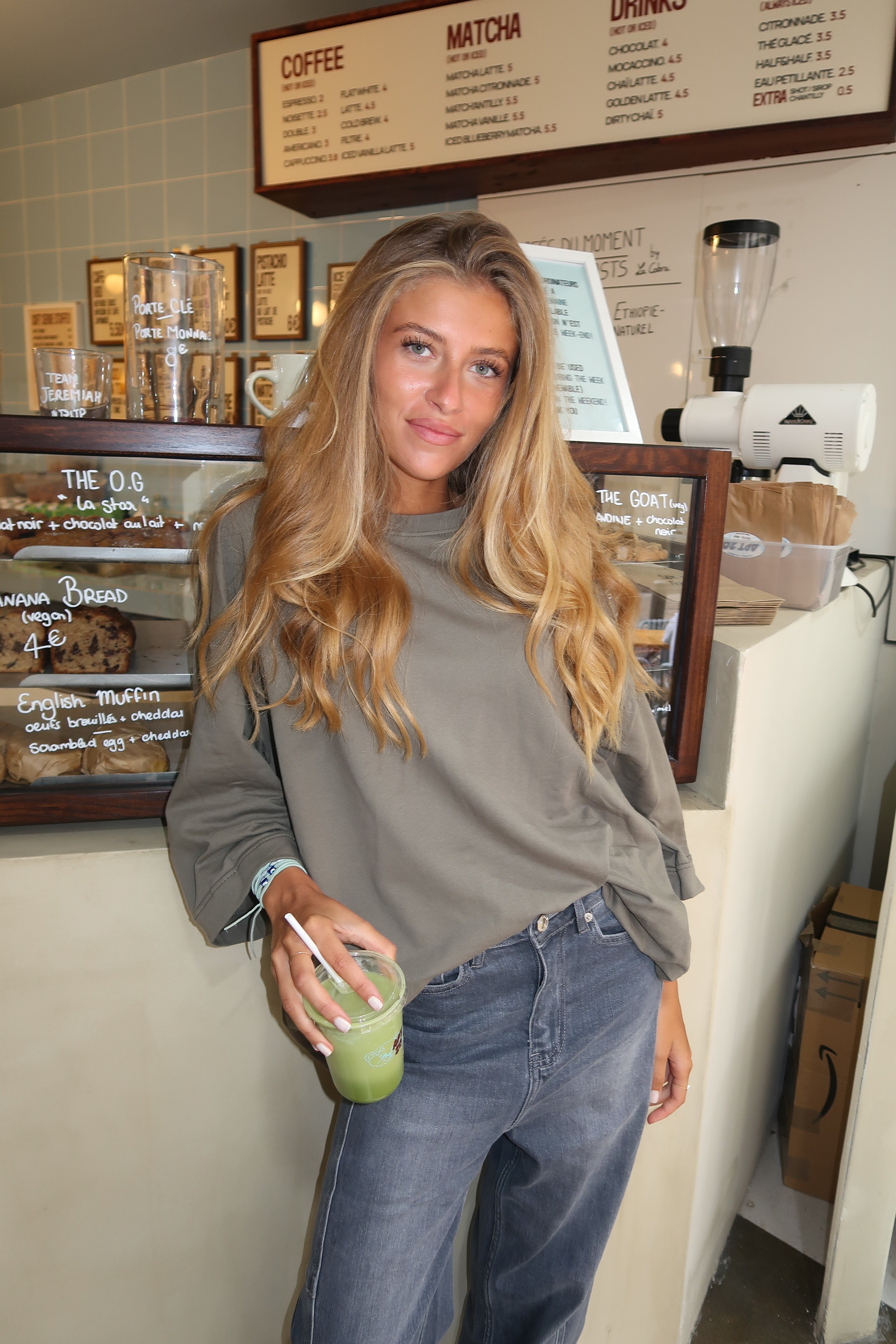 Cecile khaki t-shirt