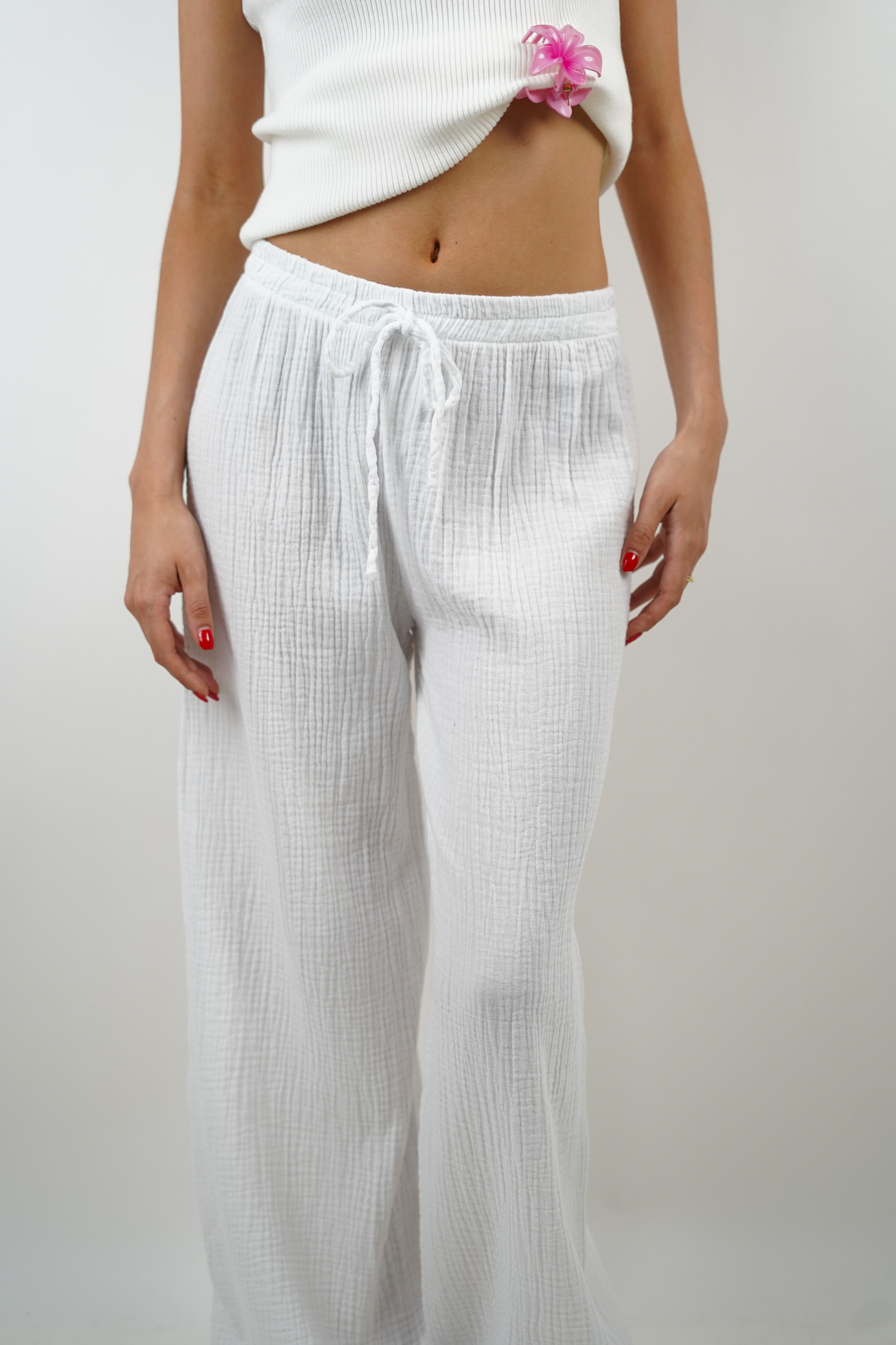 Pantalon Claire blanc