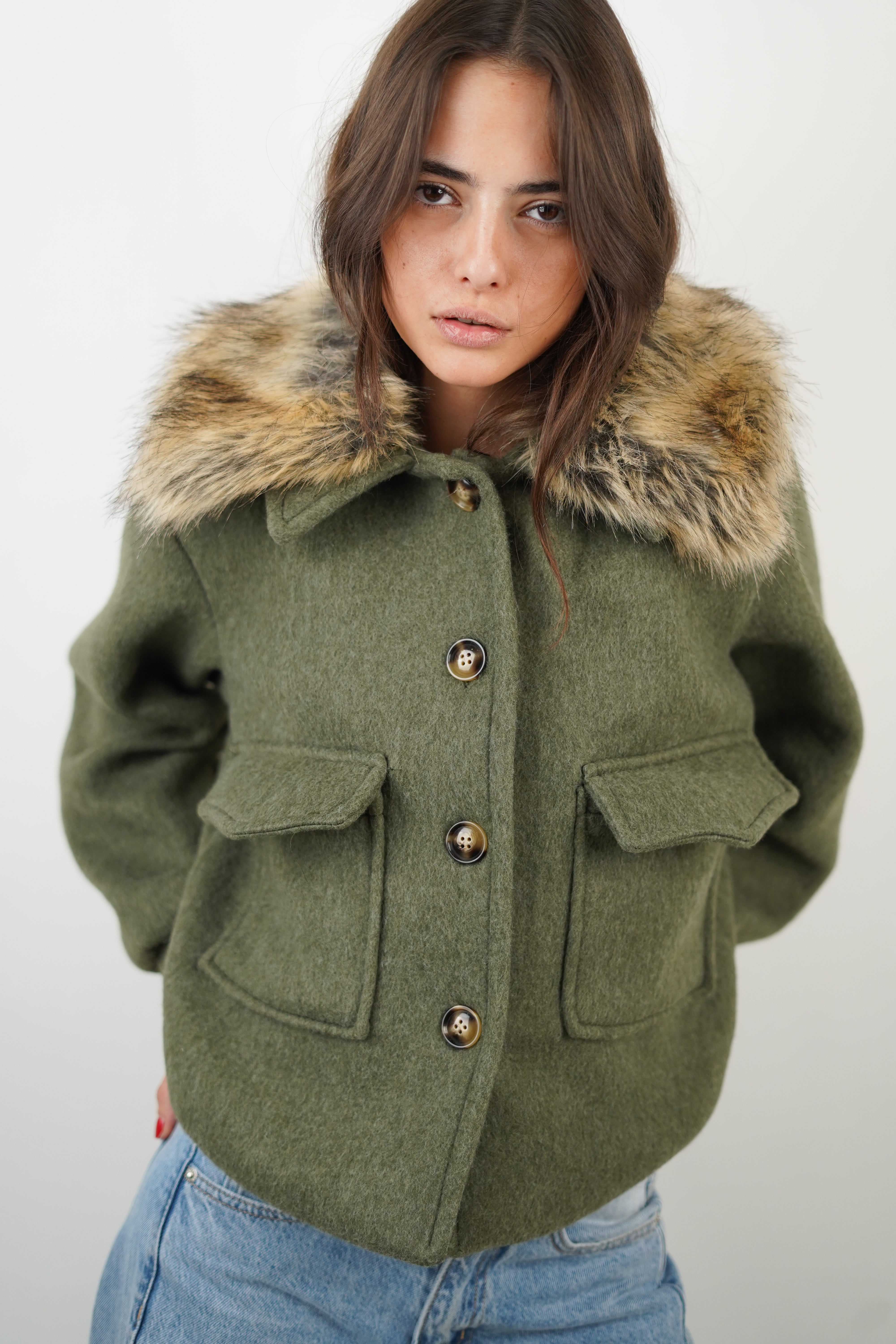 Kara khaki jacket