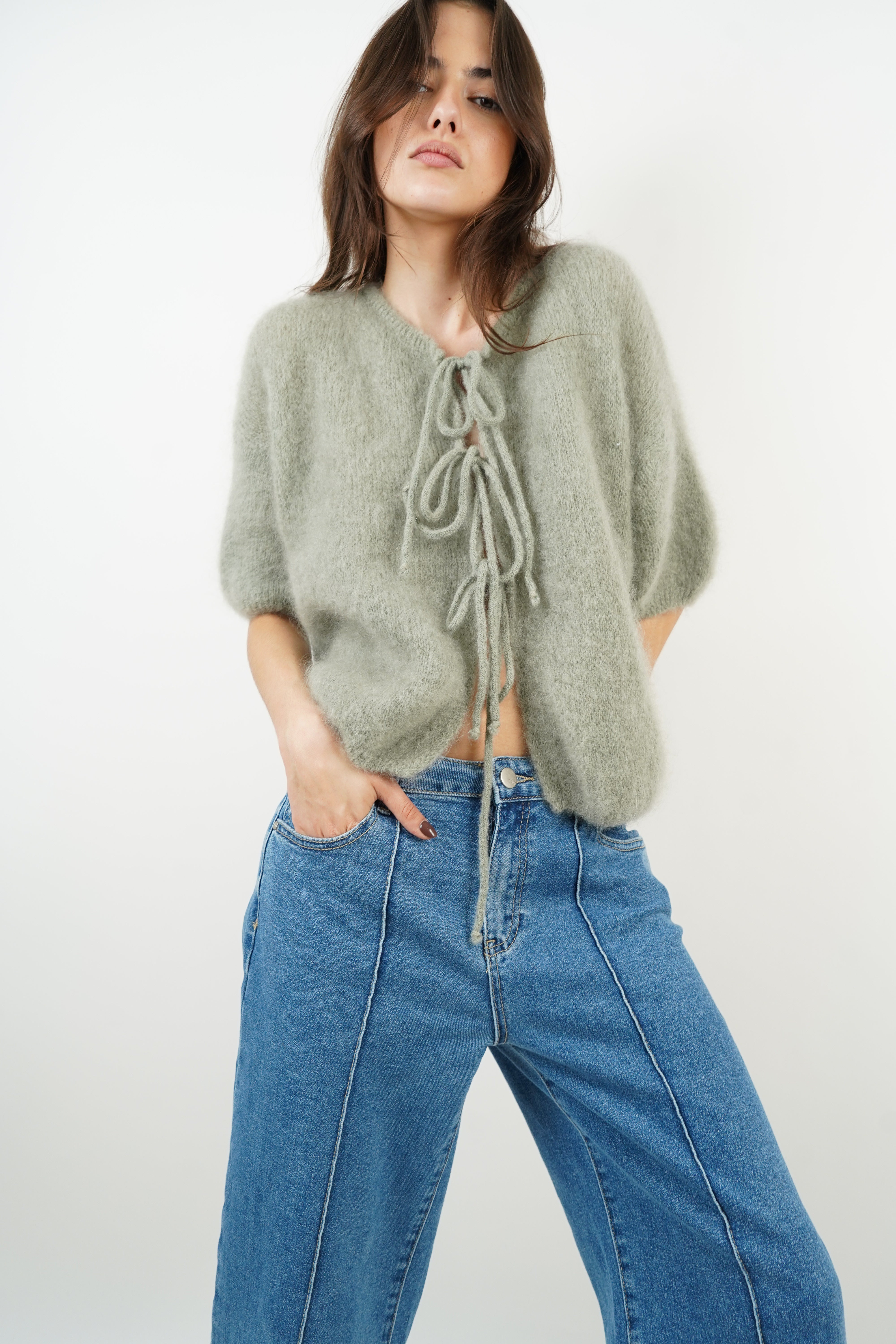 Pull Bianca mohair