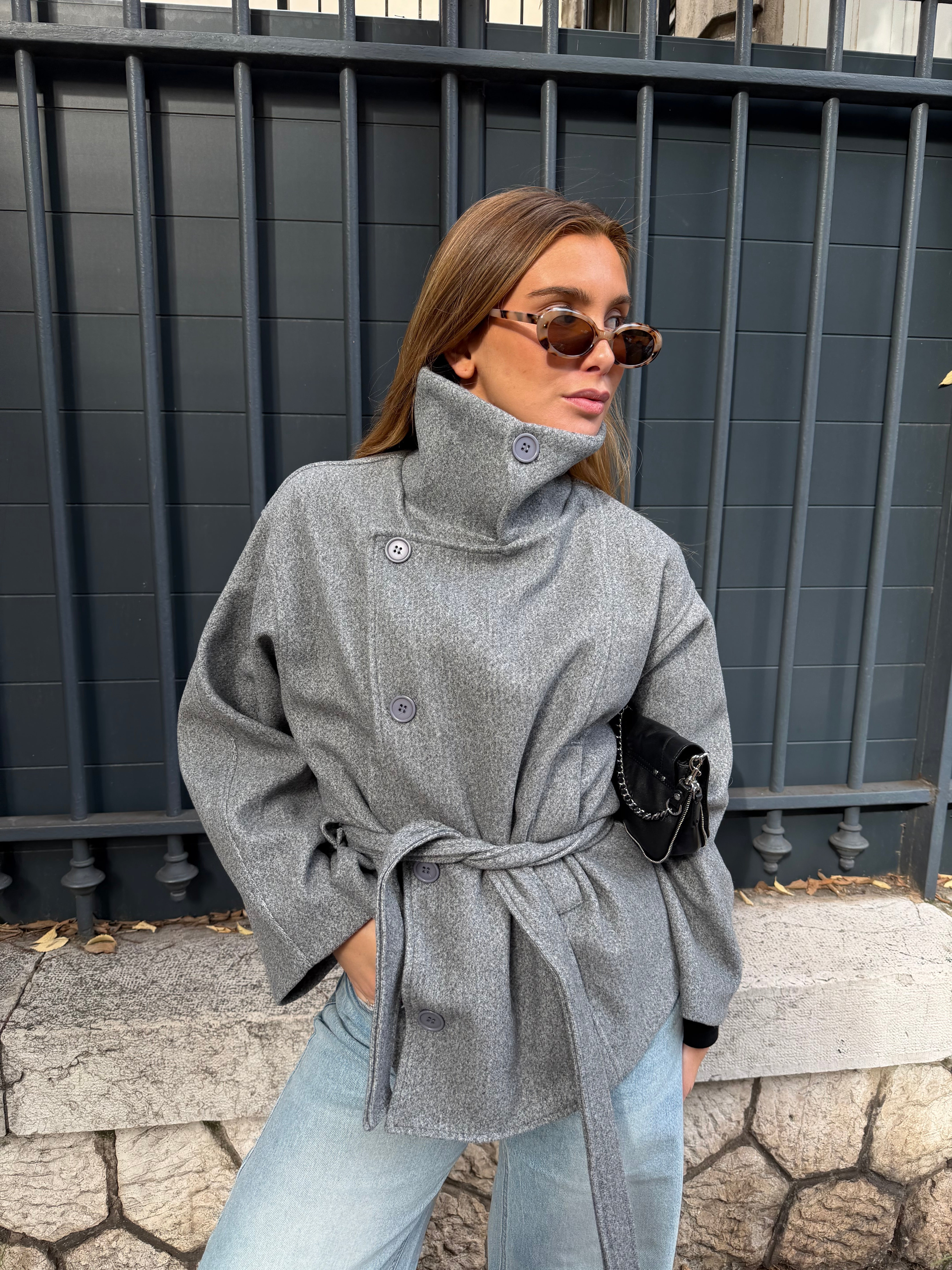 Roxane gray coat
