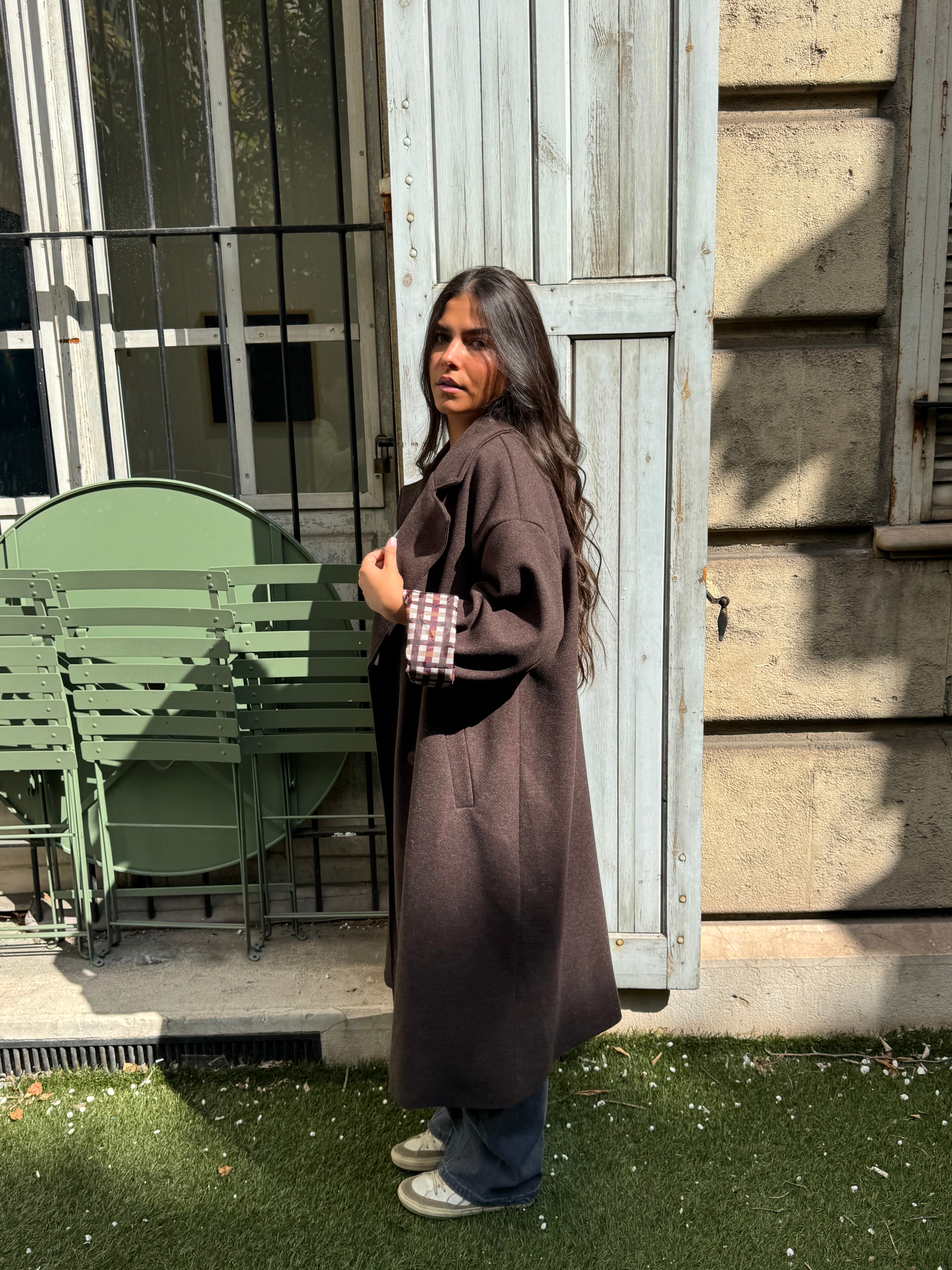 Brauner Charlie-Mantel