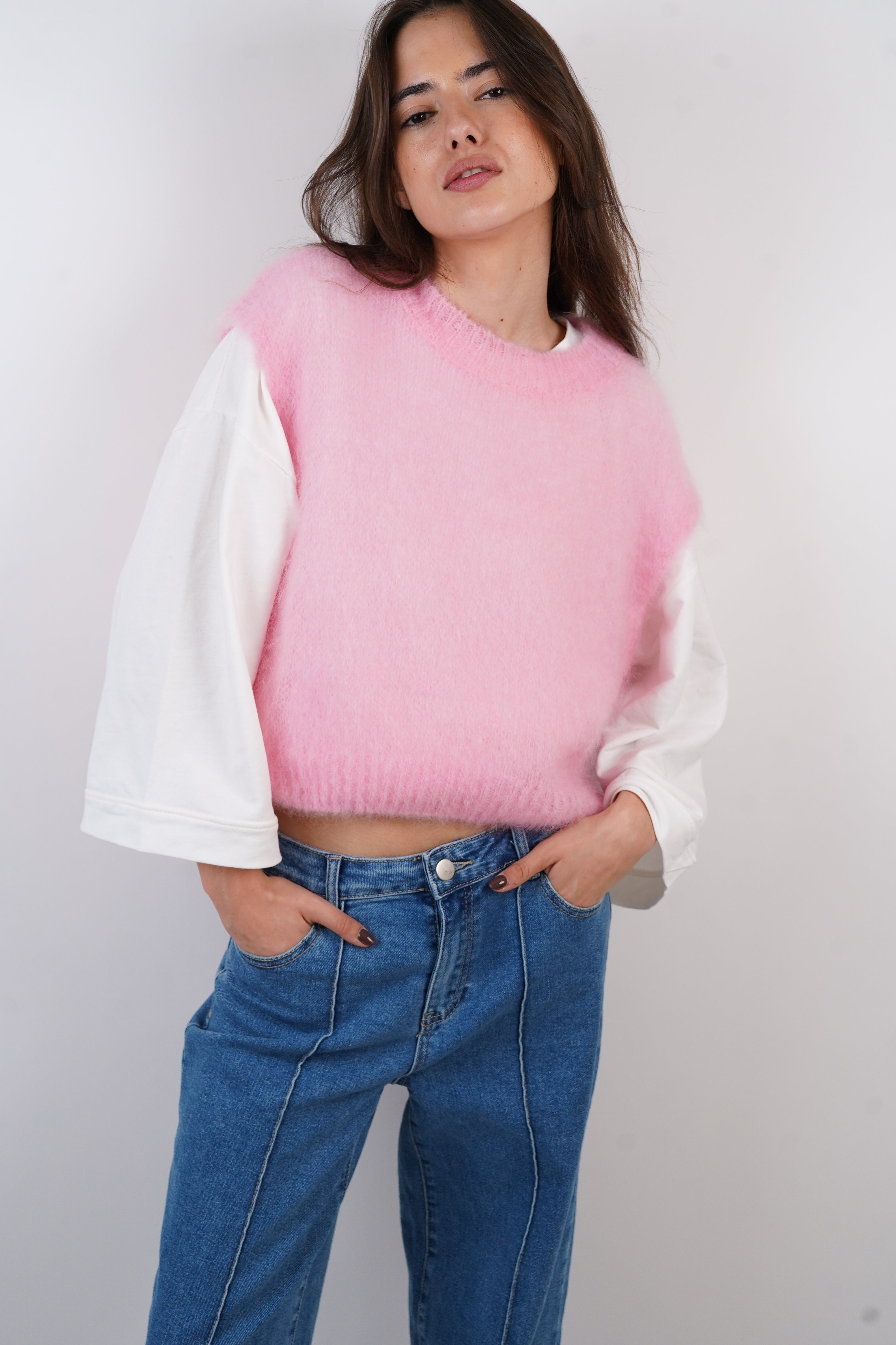 Romy pink sweater