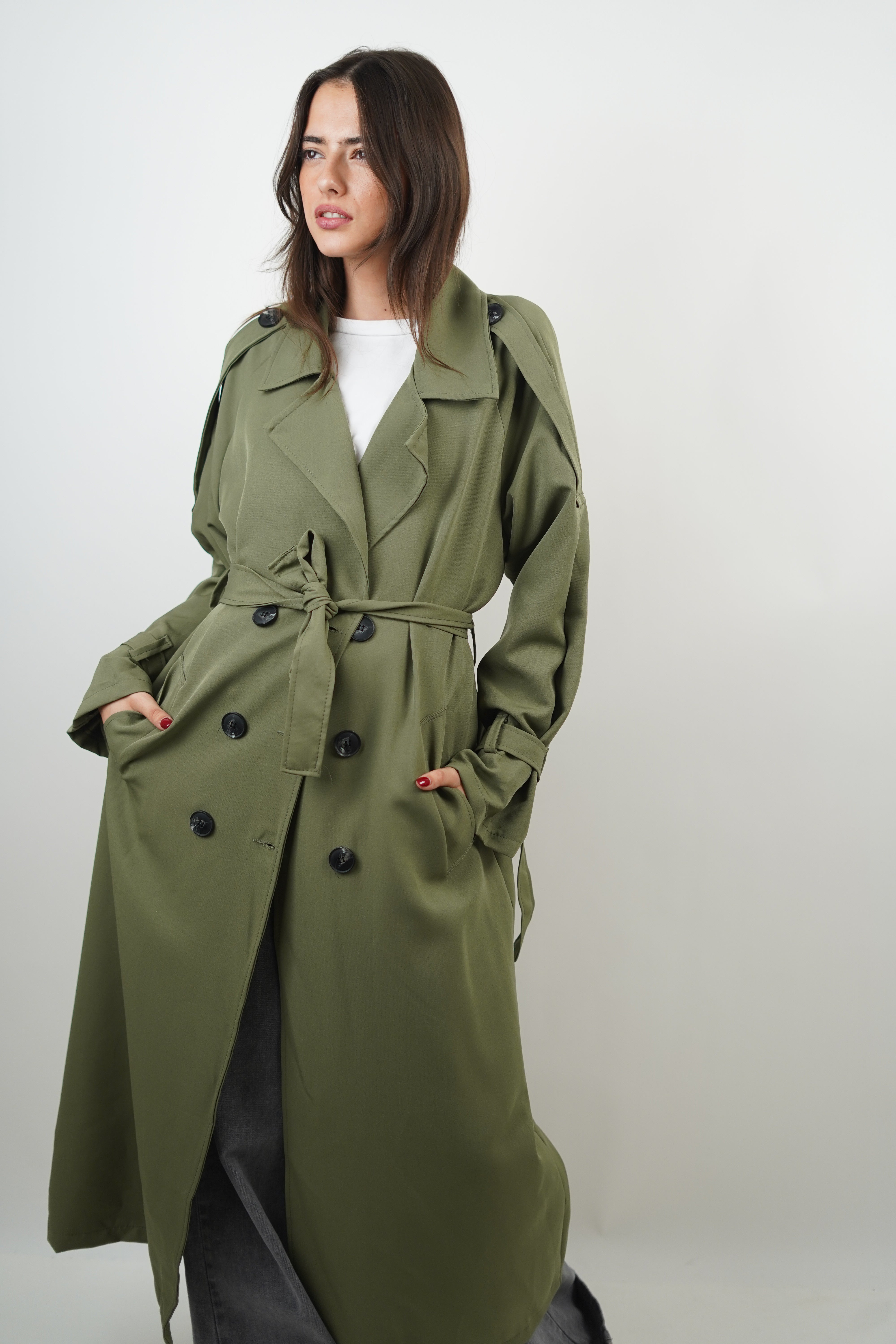 Lola Khaki-Trenchcoat