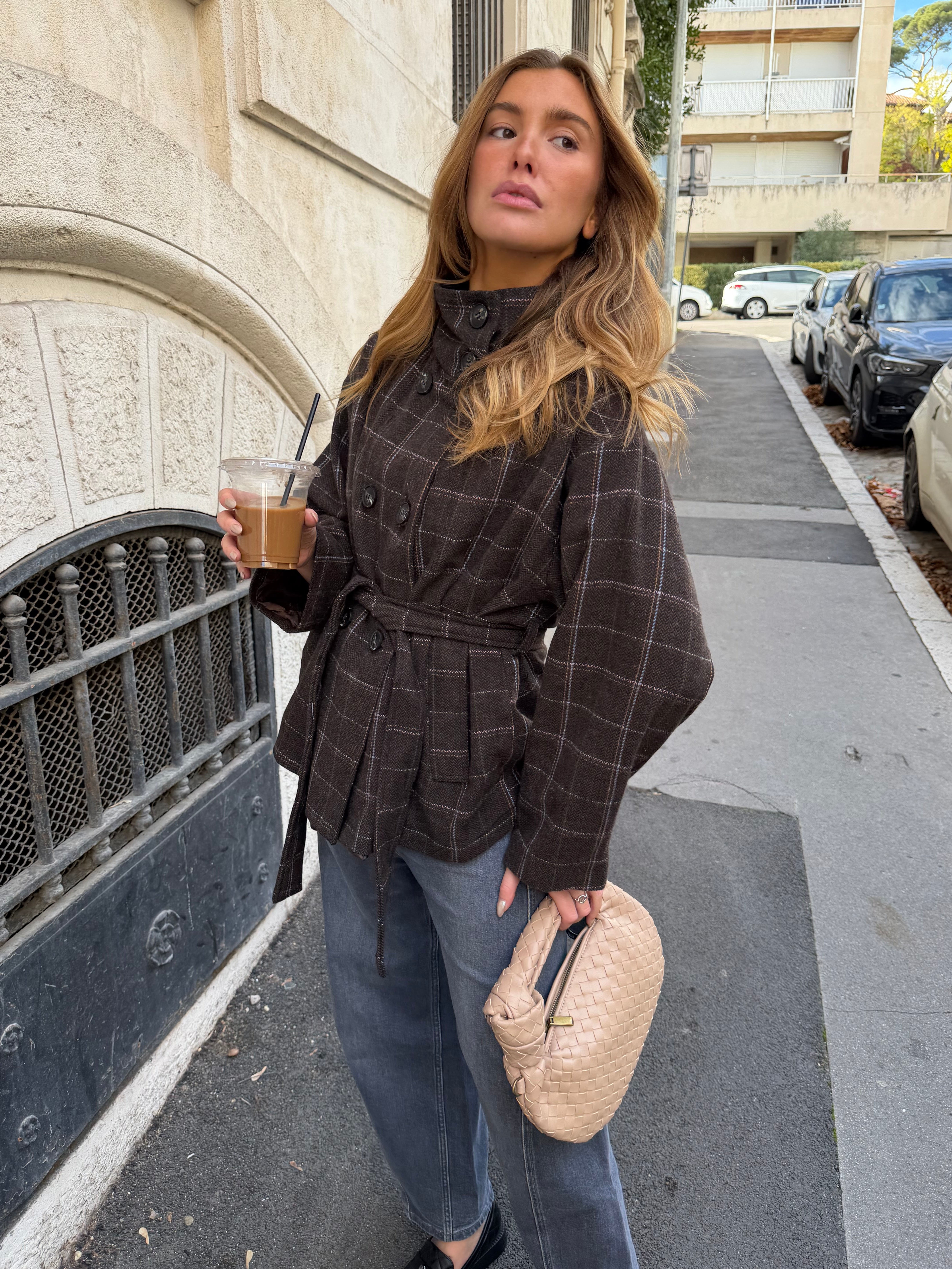 Freya brauner Mantel