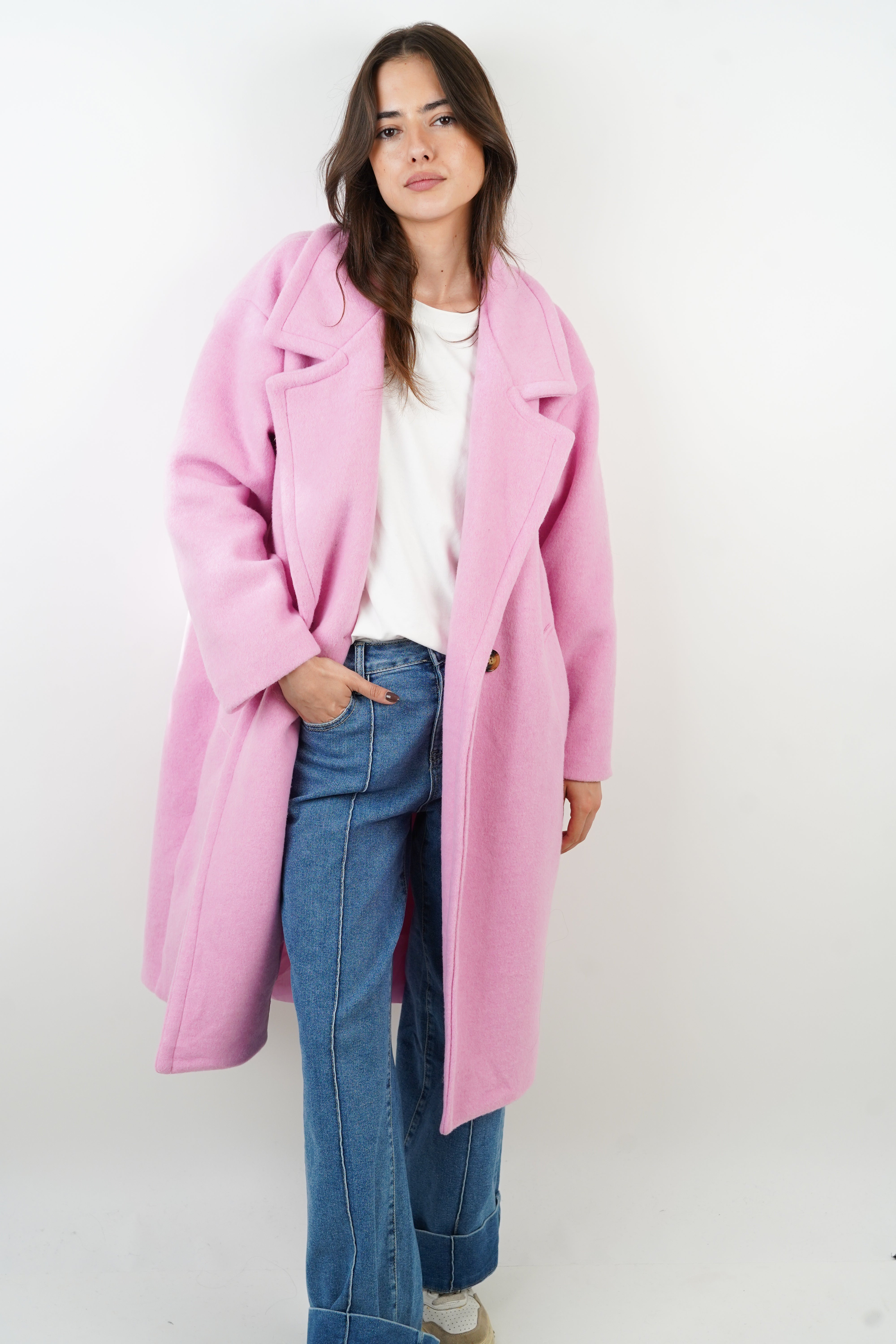 Helena pink coat