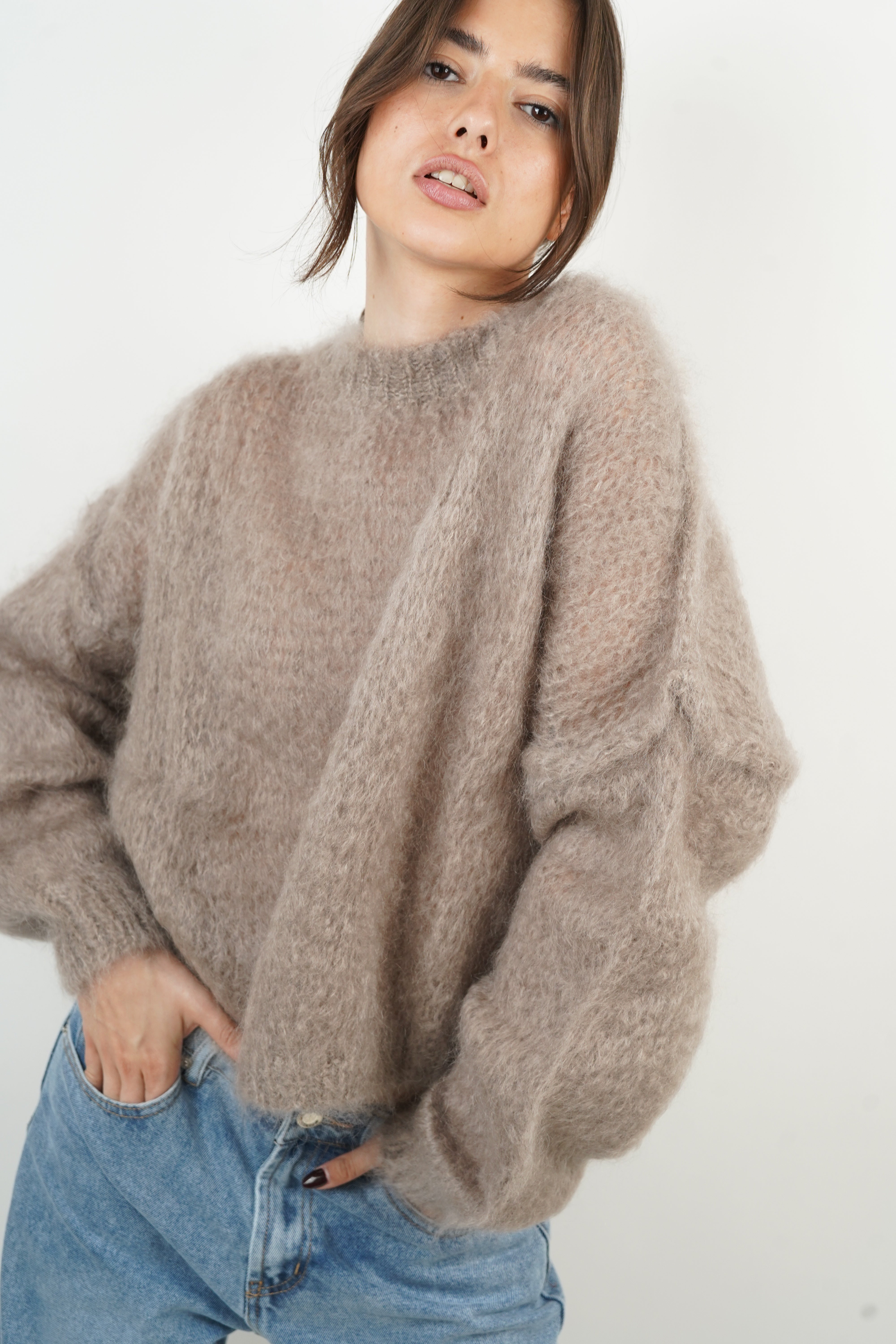 Pull Cloe taupe