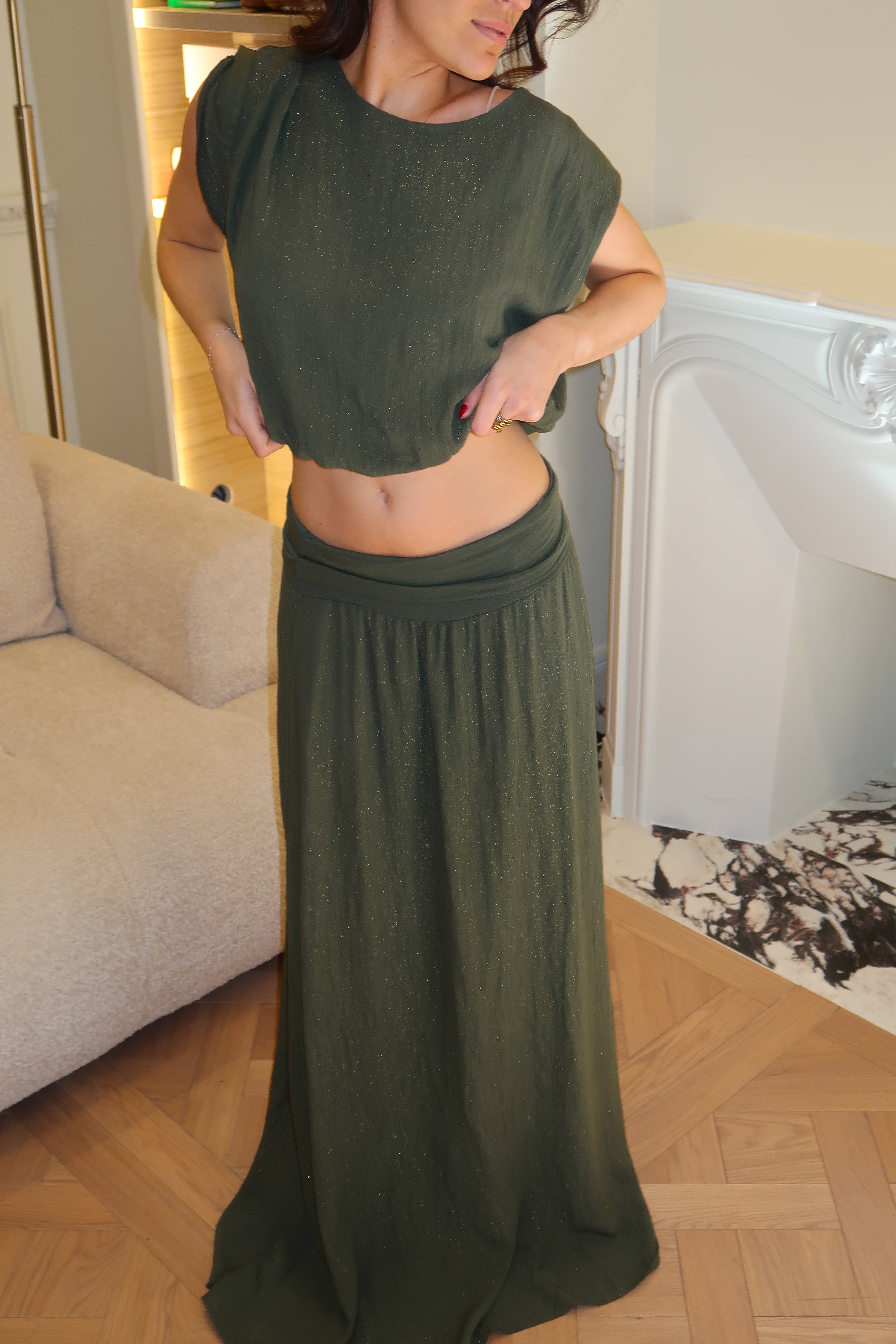 Ensemble Audrey kaki