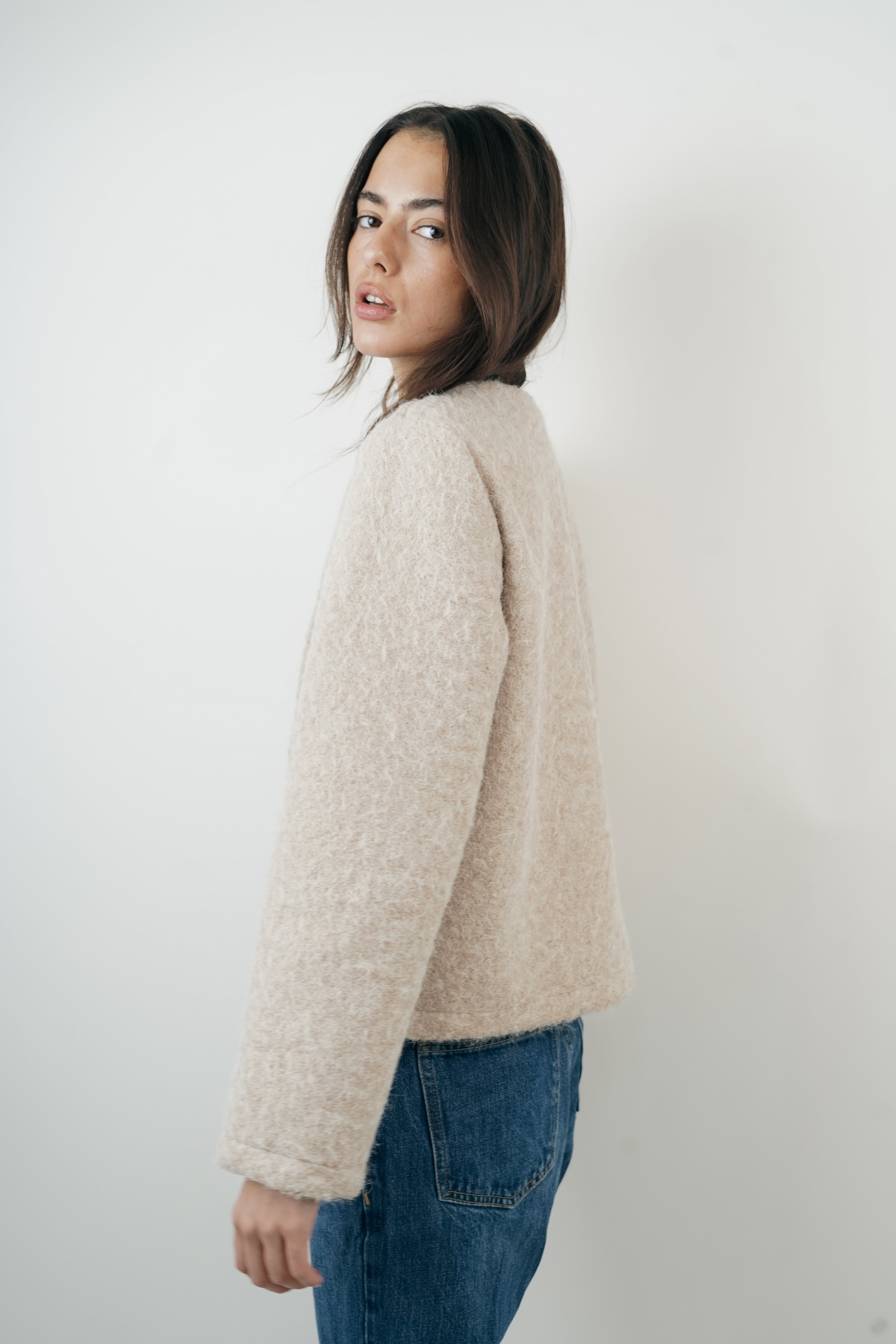 Beige Lina Cardigan