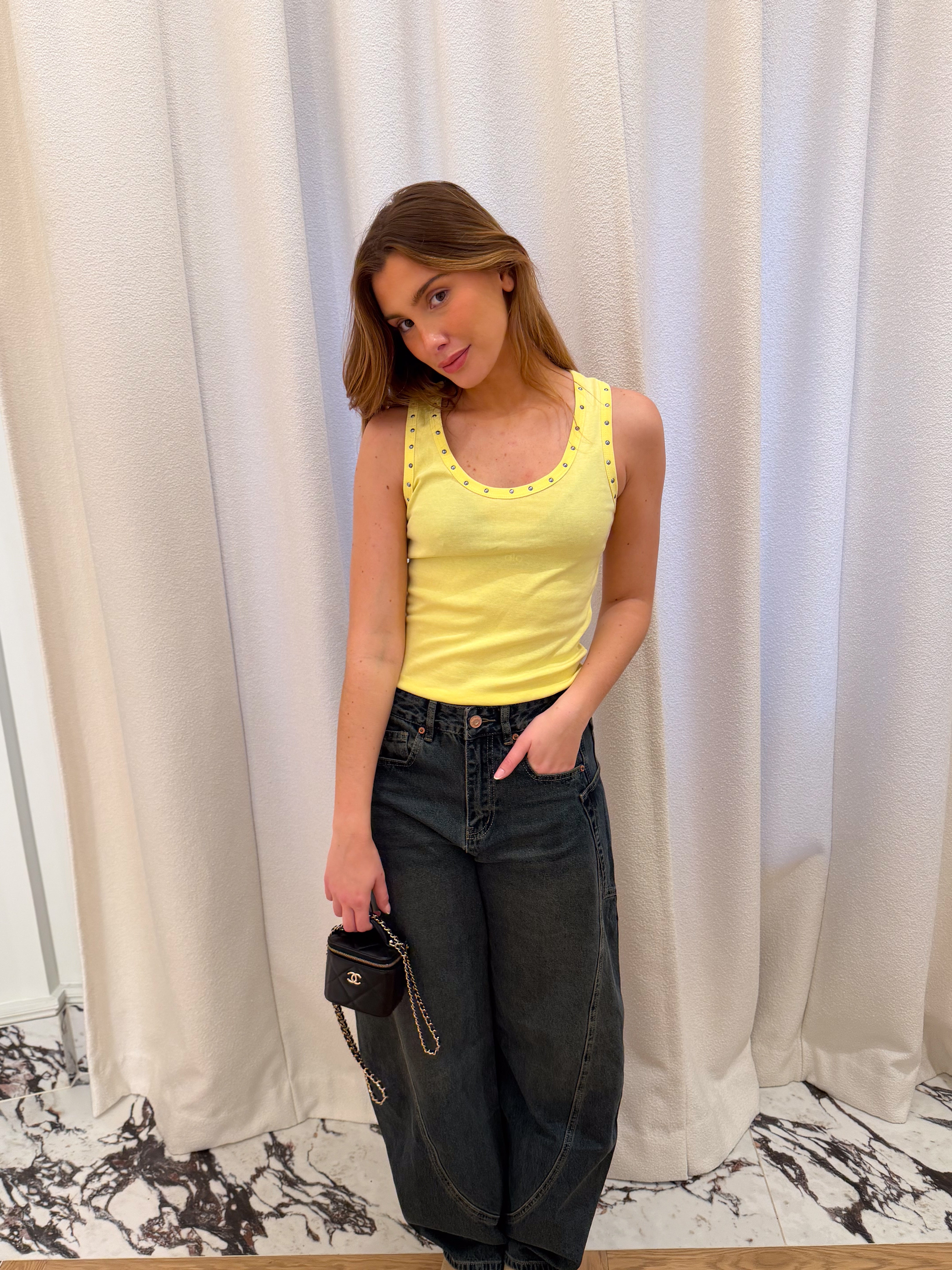 Débardeur Kylie jaune