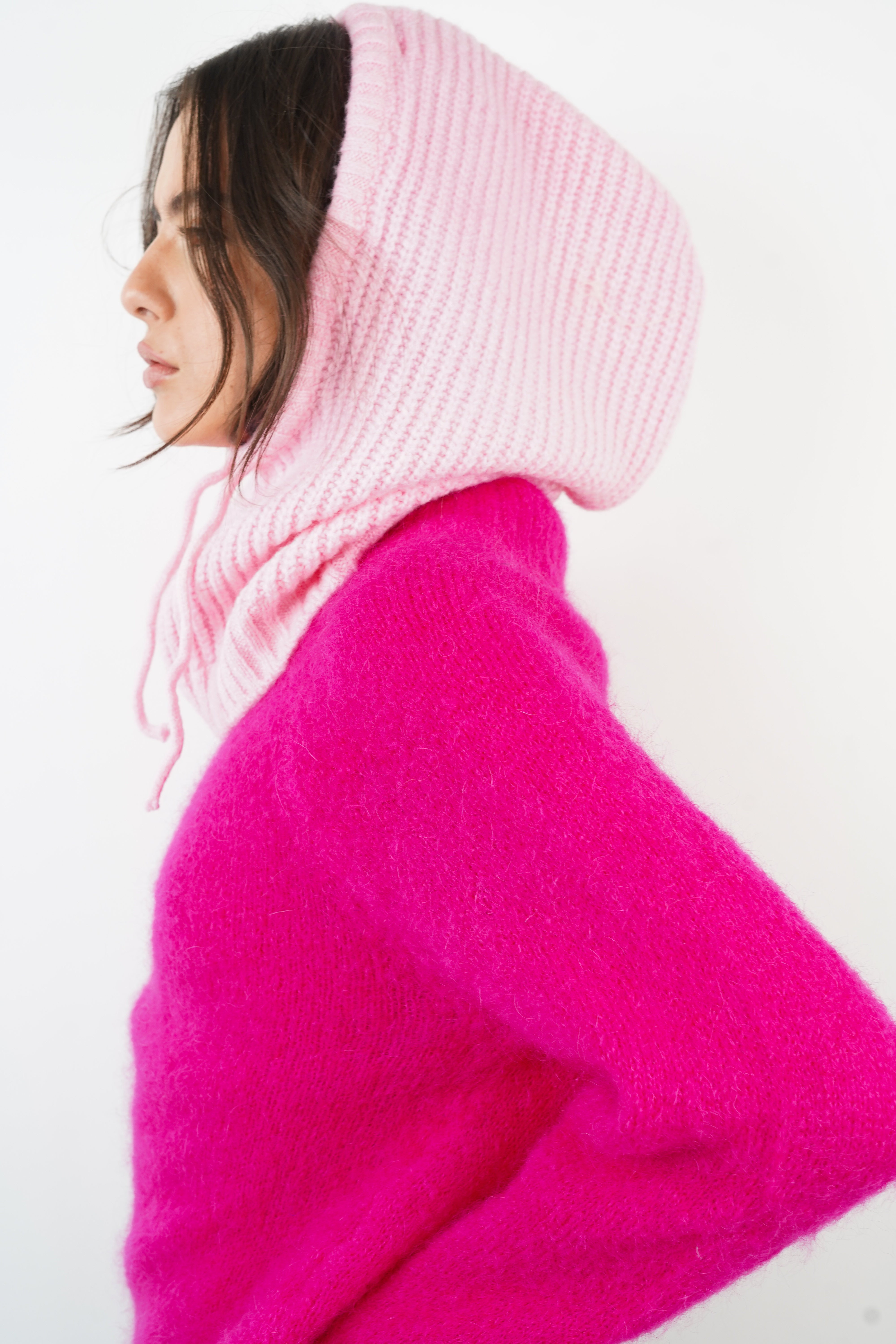 Diana pink hood