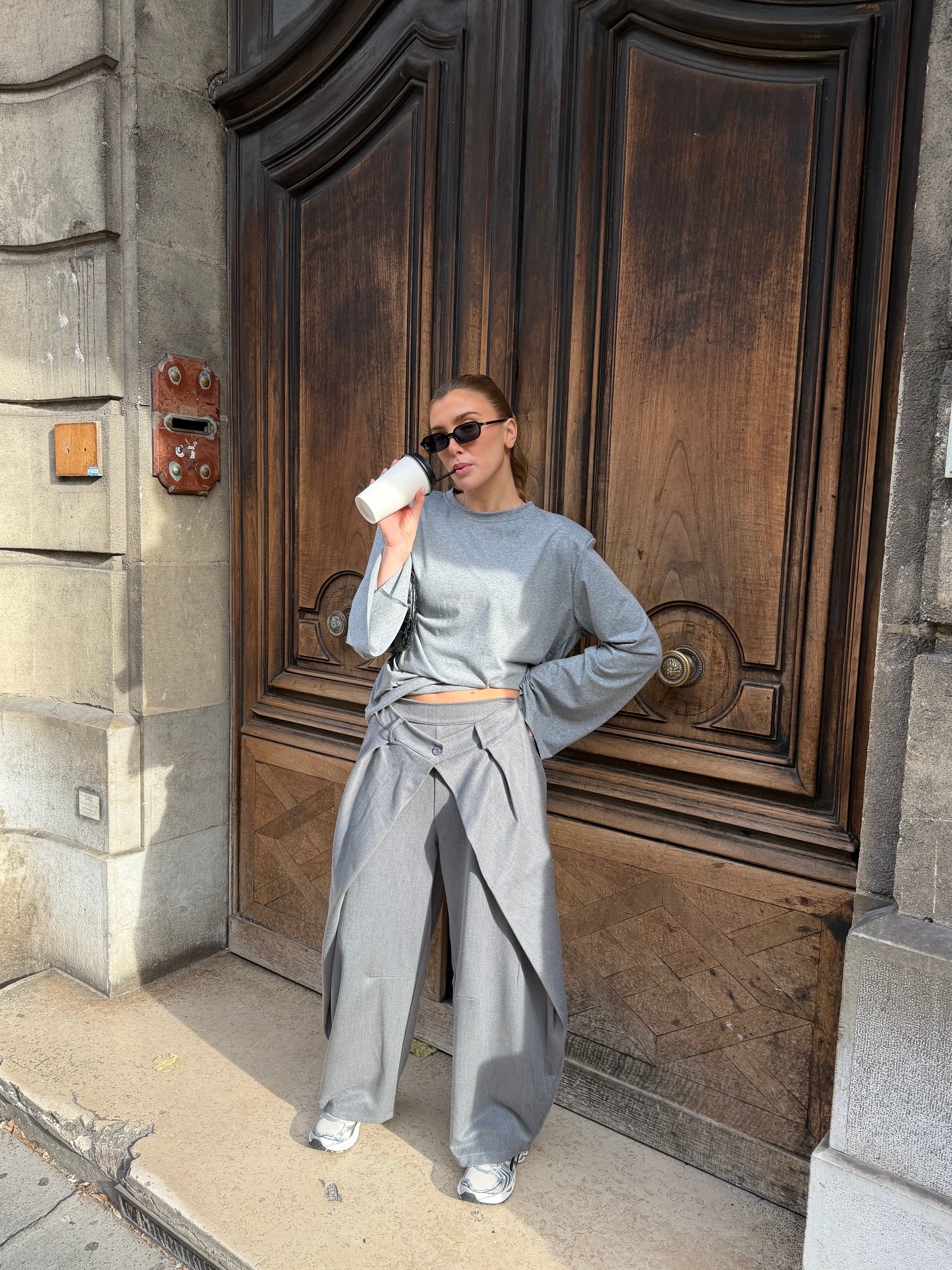 Pantalon Raquel gris