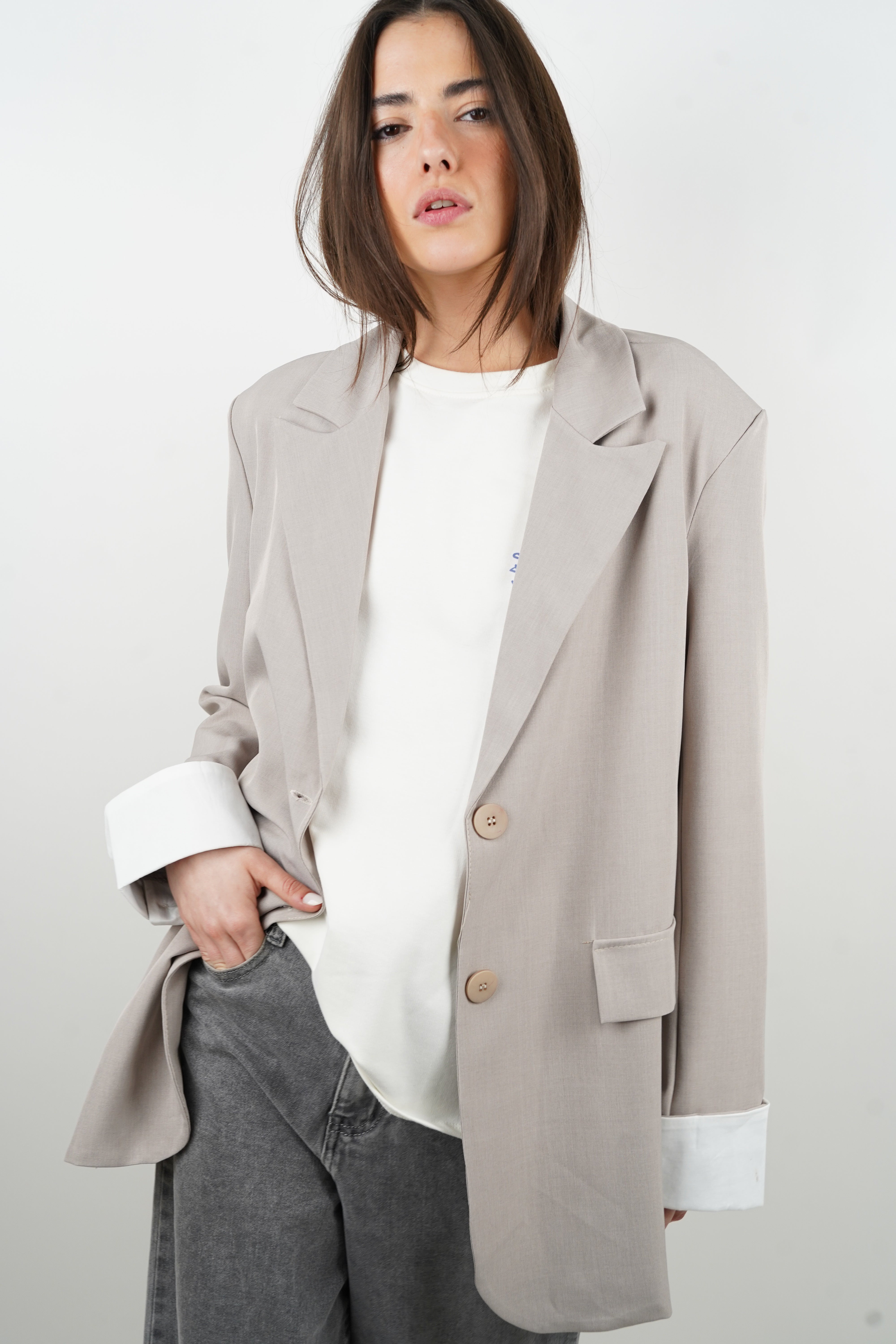 Ninon beige blazer