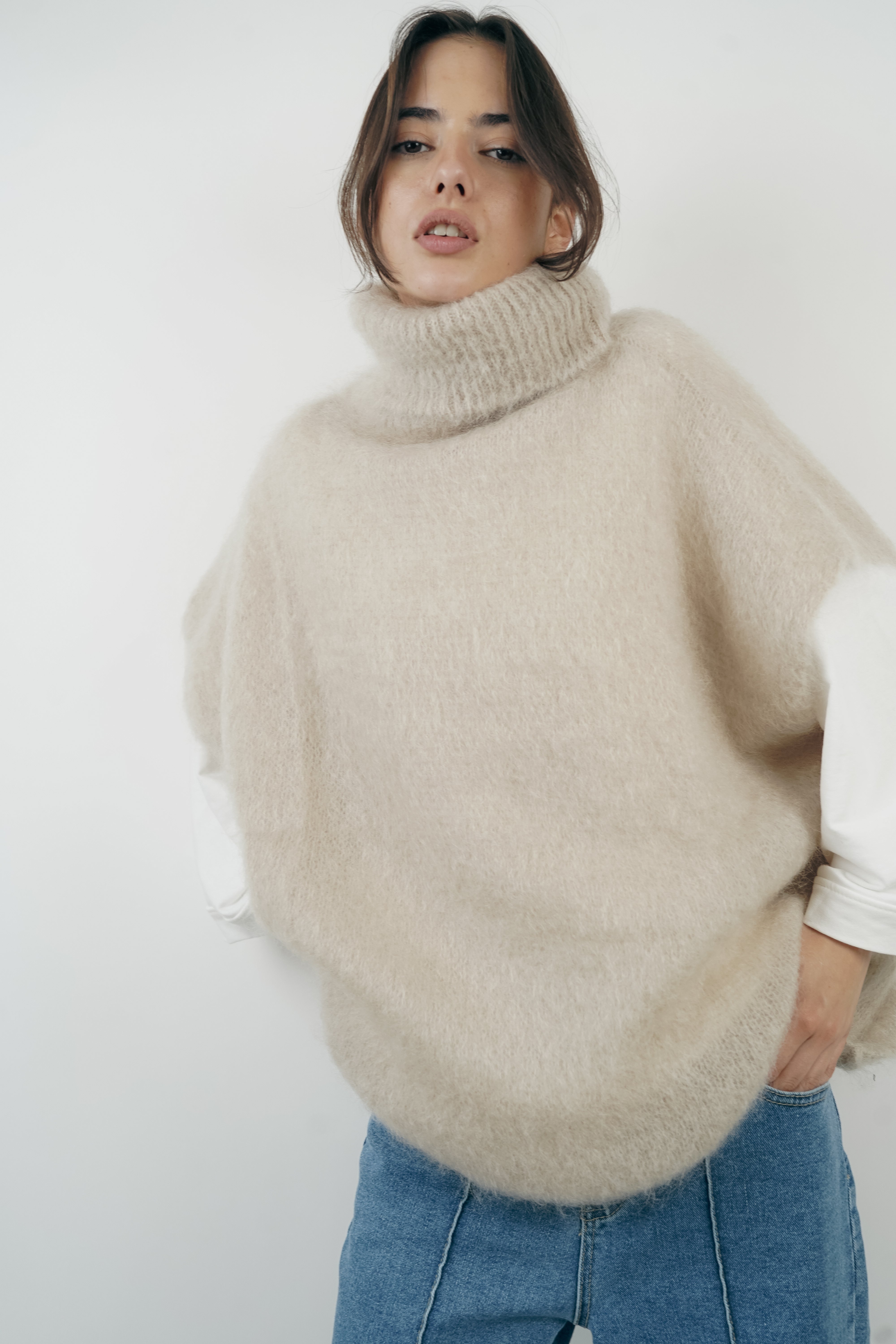 Pull Pietra mohair