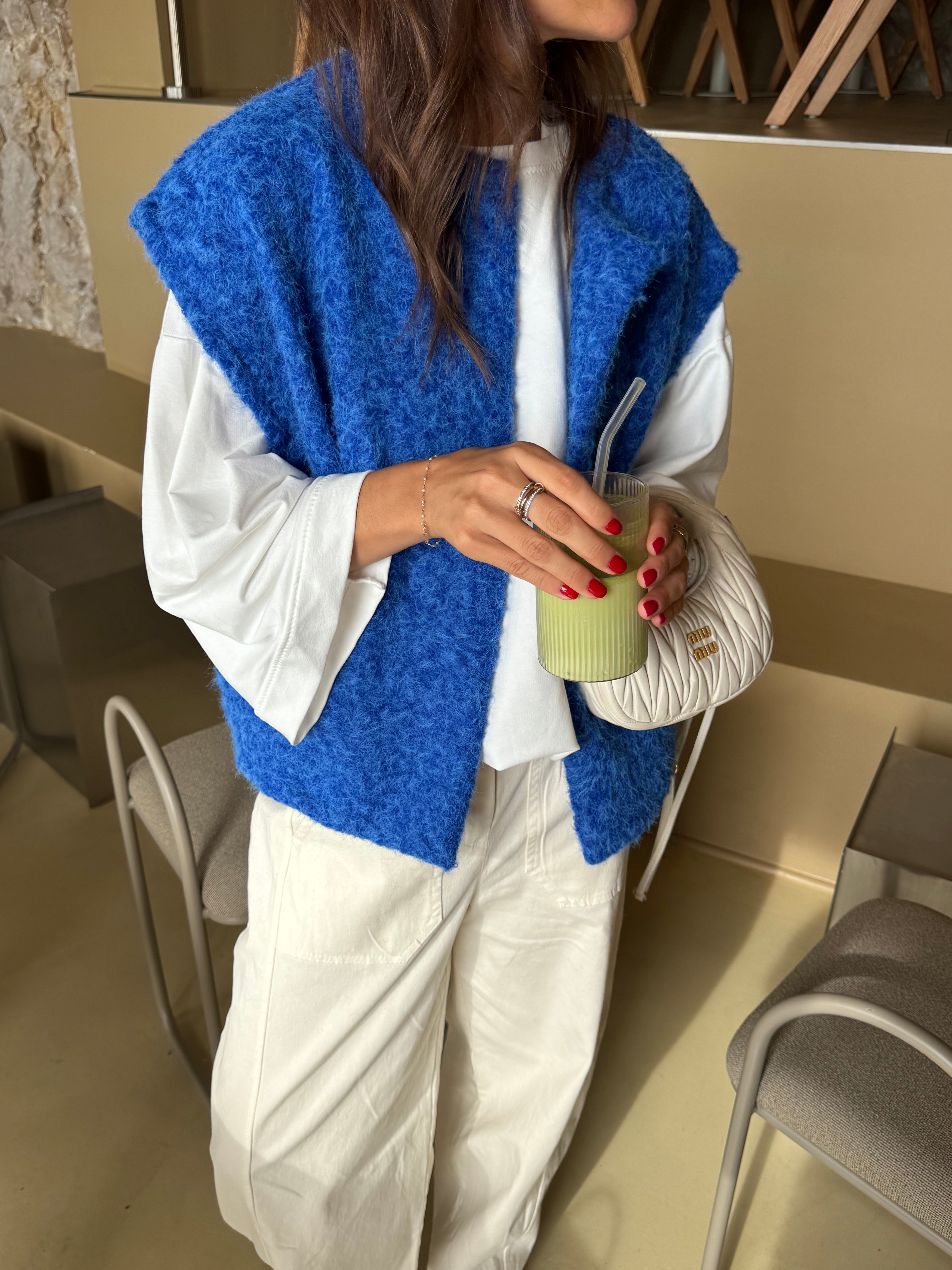 Veste Maddy bleu électrique