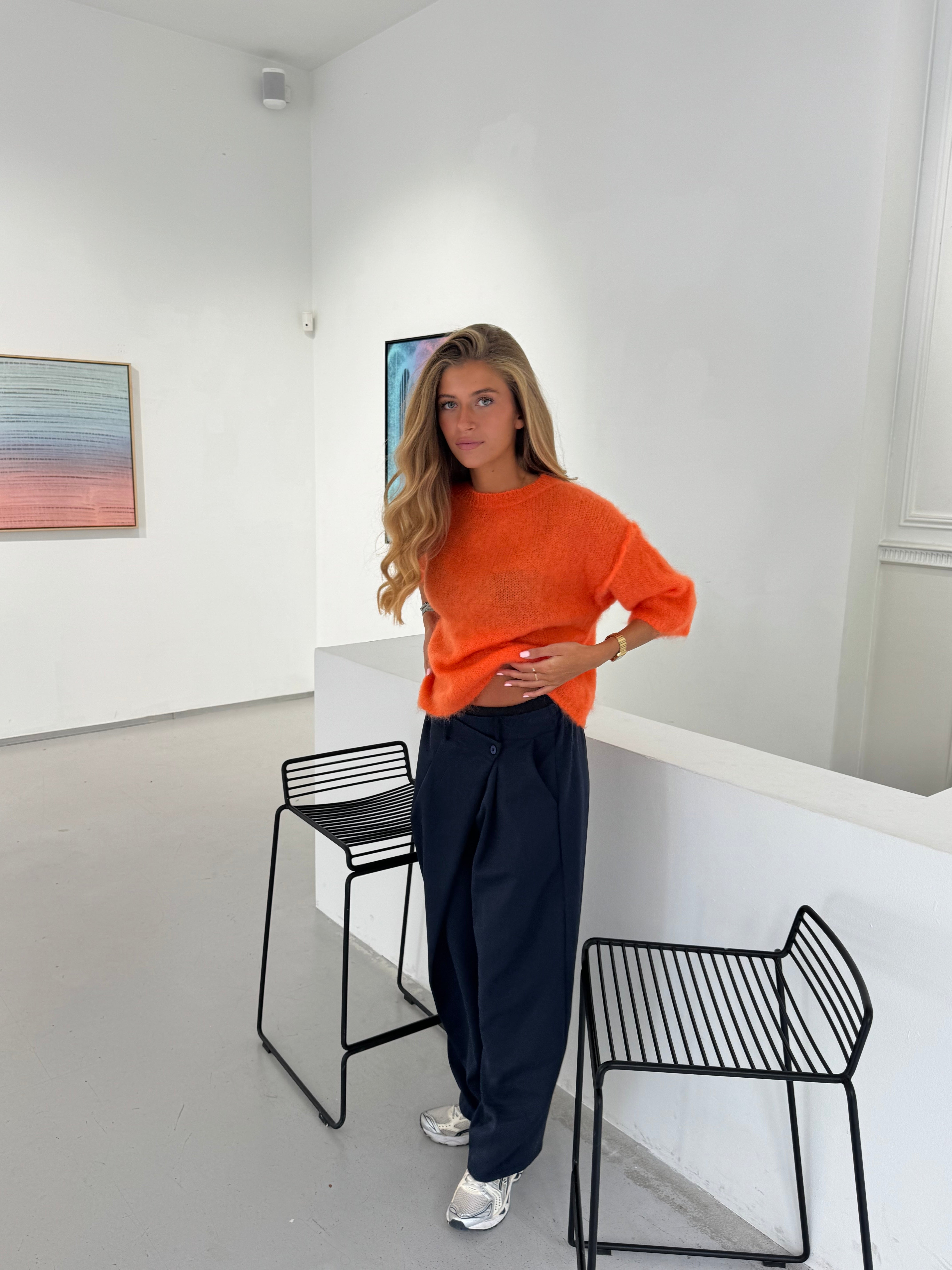 Marineblaue Bennie-Hose