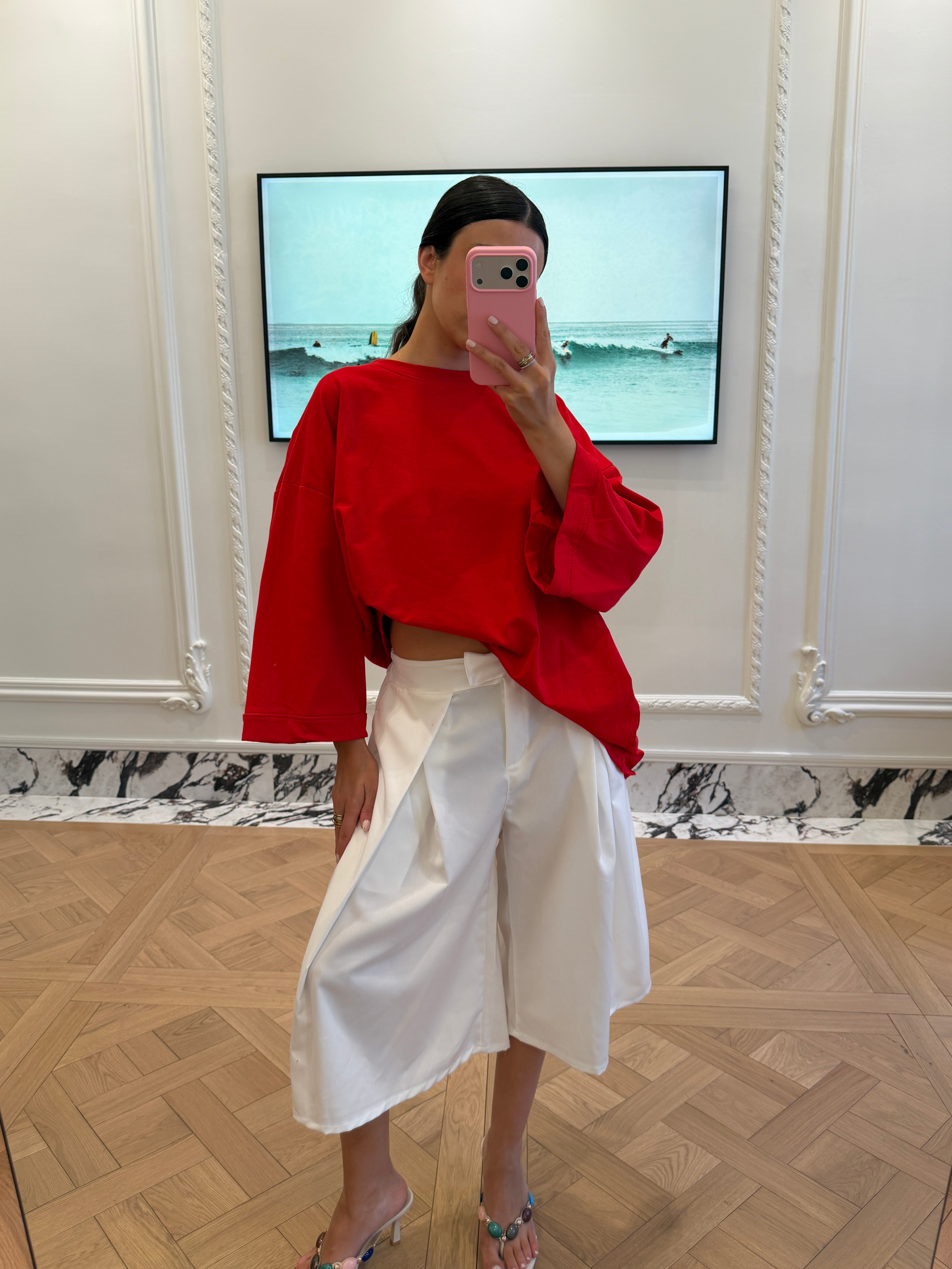 Tee-shirt Cecile rouge